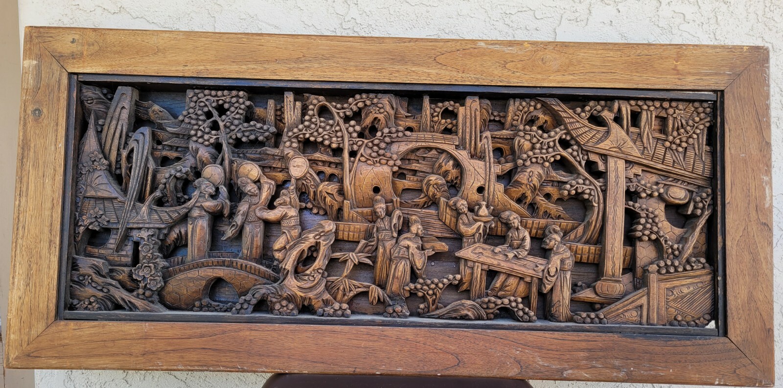 8 IMMORTALS AT HEAVENS GATE CHINESE CARVING 8 IMMORTALS AT HEAVENS GATE CHINESE CARVING
