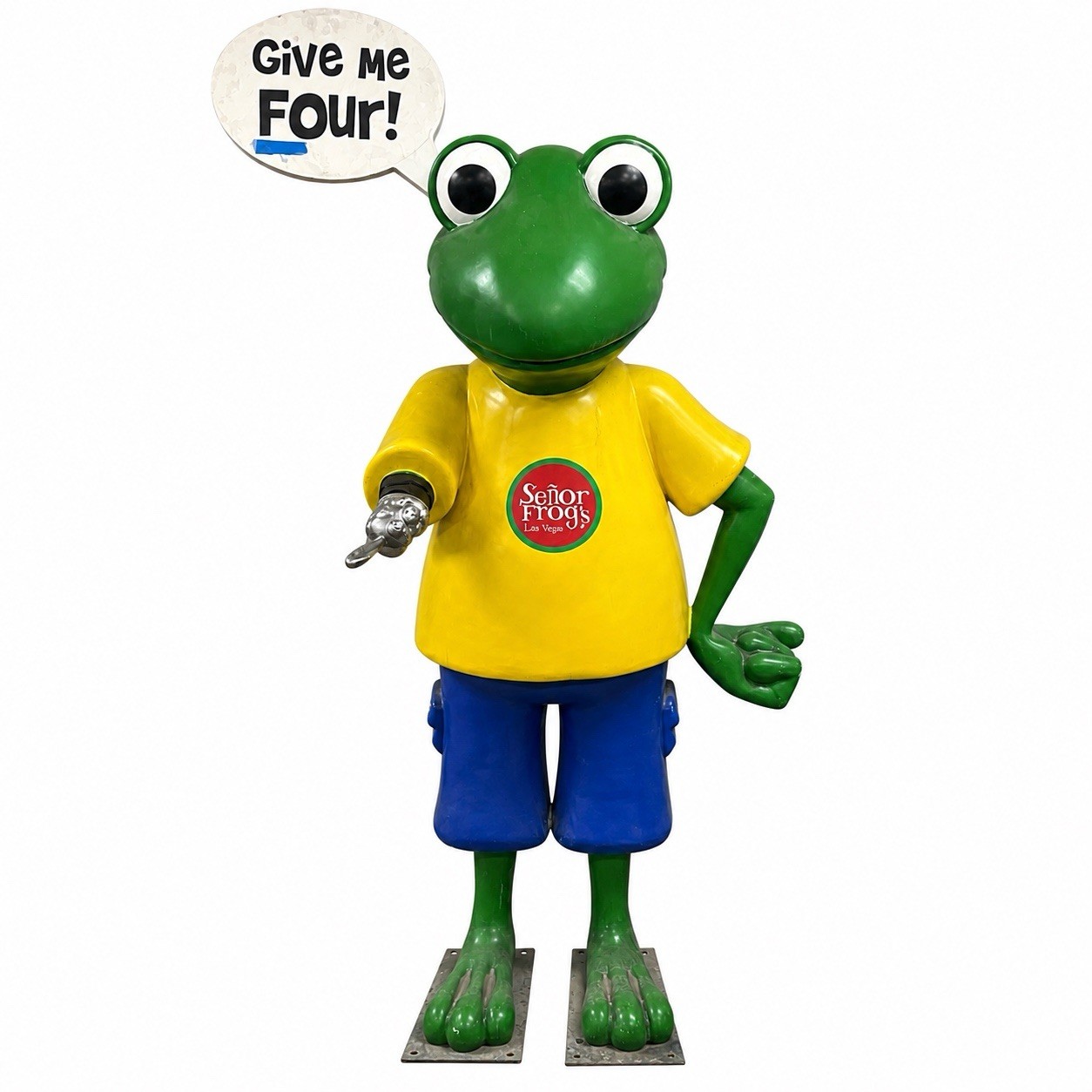 Senor Frogs Life-Size, Las Vegas 90”tall Treasure Island Hotel one of a kind
