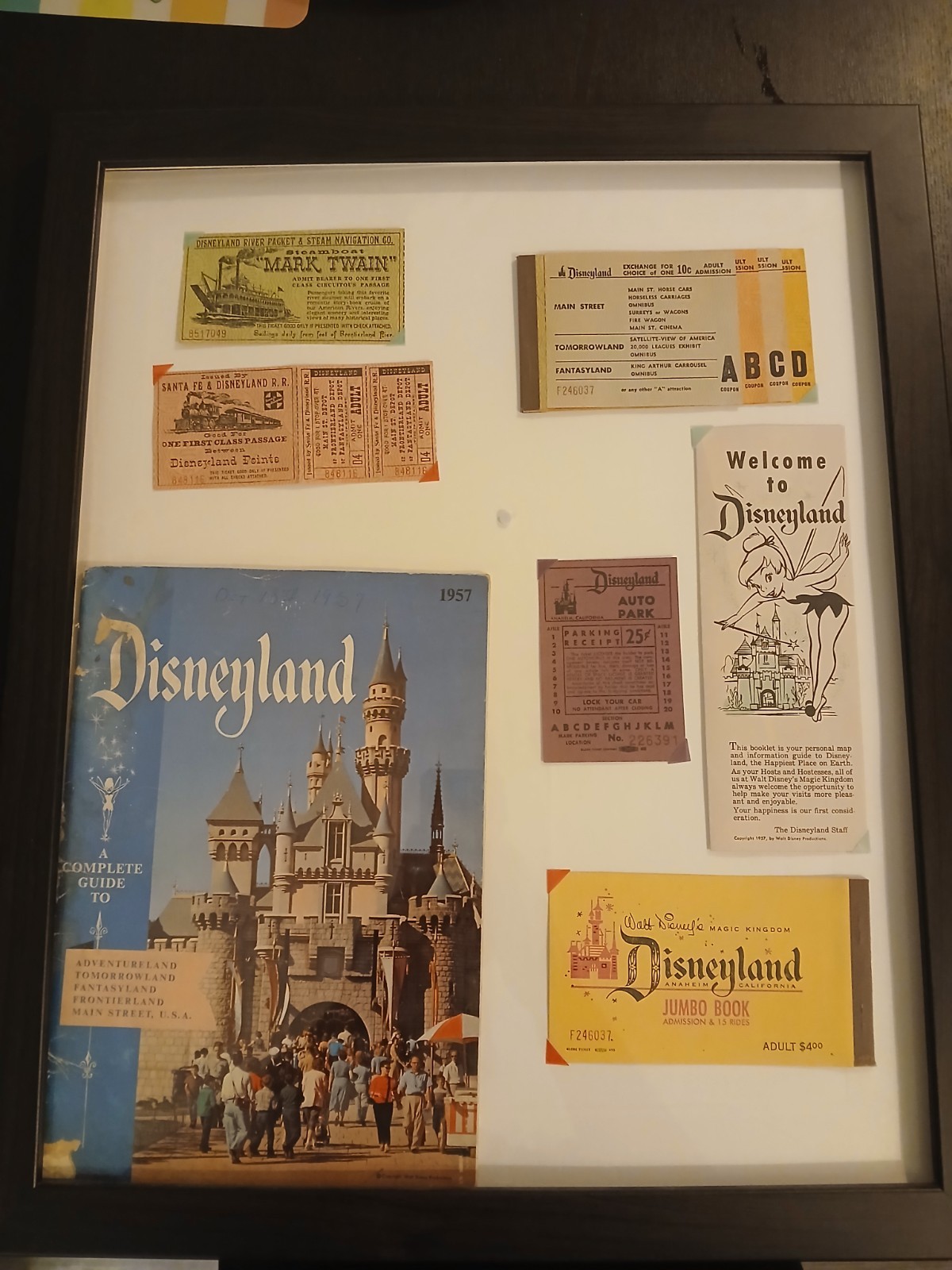1957 Vintage Disneyland Souvenir Collection: Tickets, Map, Program, Parking 1957 Vintage Disneyland Souvenir Collection: Tickets, Map, Program, Parking