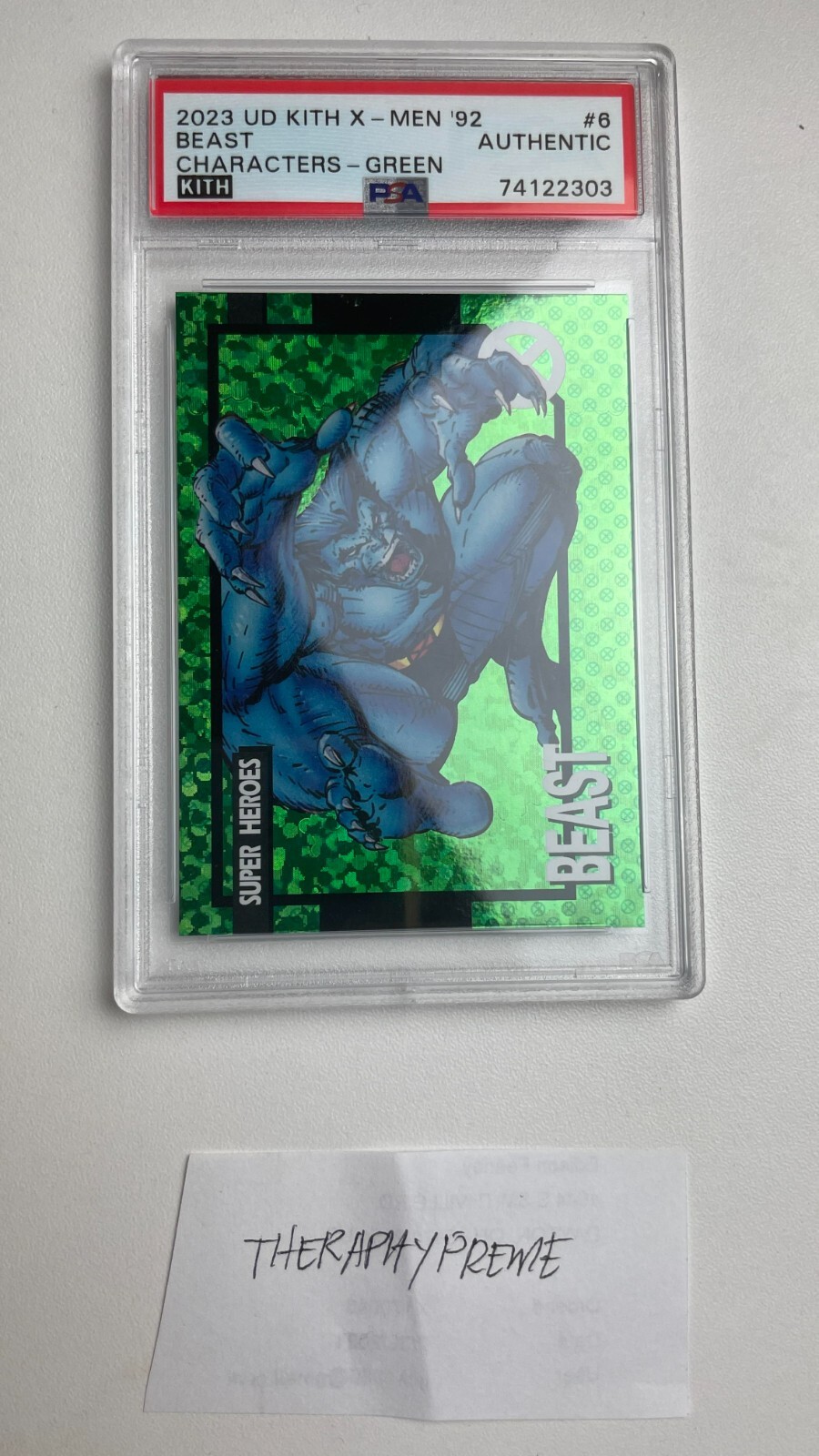 2023 UD Kith x Asics X- Men 92/97 Beast Green #6 PSA Graded Card 1 Of 10 2023 UD Kith x Asics X- Men 92/97 Beast Green #6 PSA Graded Card 1 Of 10