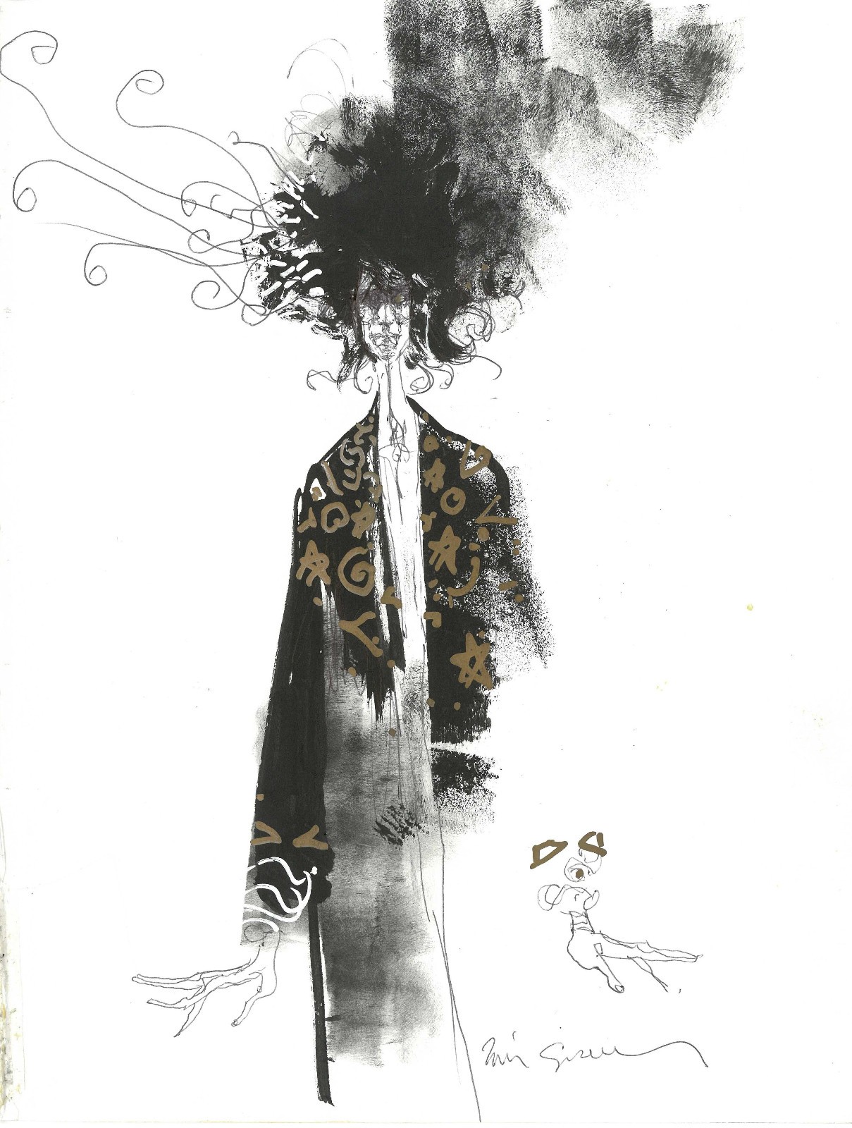 Neil Gaiman's Sandman by Bill Sienkiewicz Original Art, Mixed Media Neil Gaiman's Sandman by Bill Sienkiewicz Original Art, Mixed Media