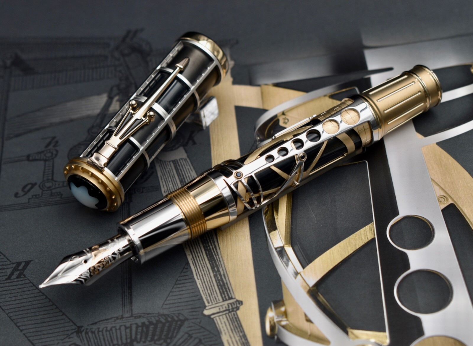 MONTBLANC 2014 High Artistry James Watt Artisan Limited Edition 83 (Skeleton) MONTBLANC 2014 High Artistry James Watt Artisan Limited Edition 83 (Skeleton)