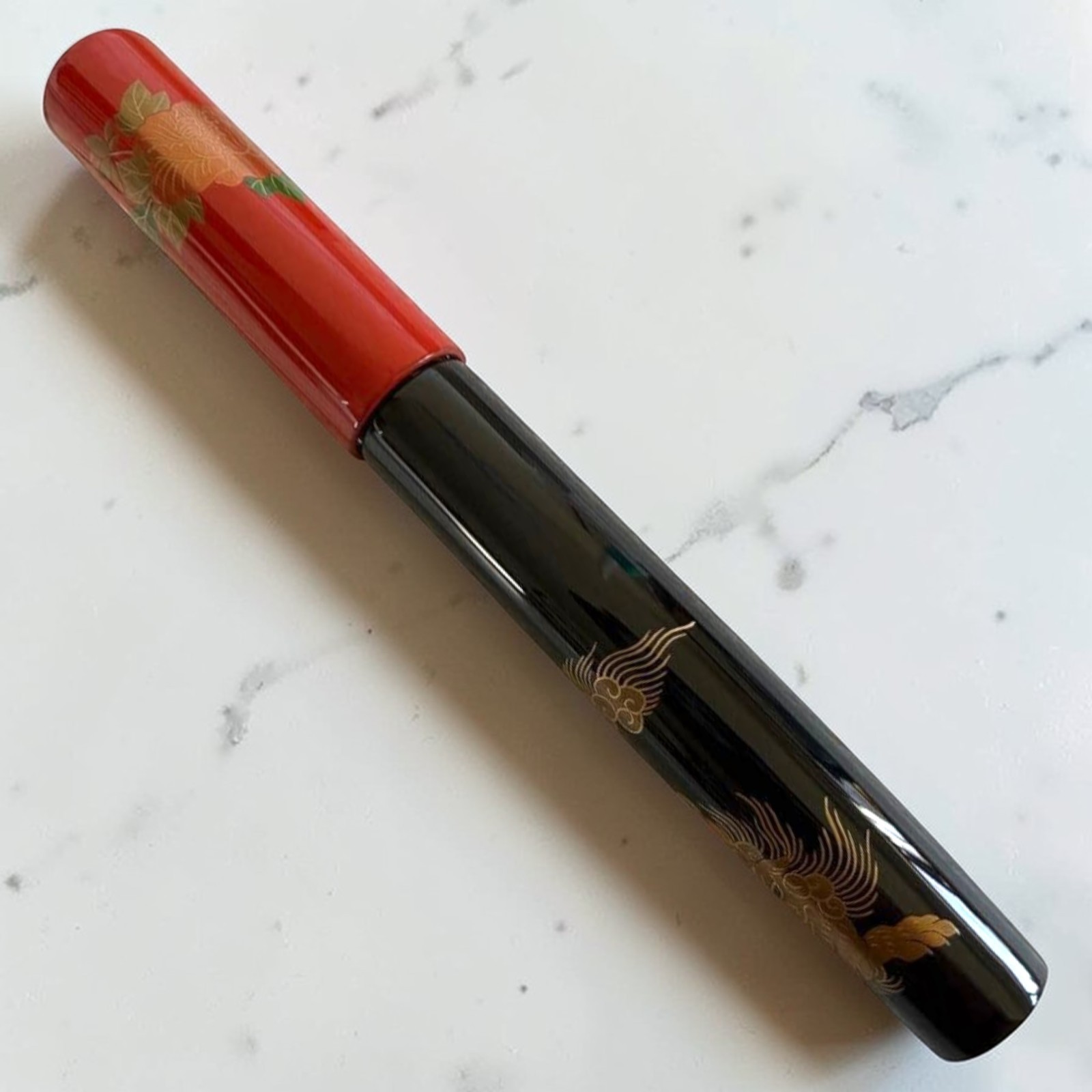 Sailor Kyoto Maki-e Carbon 21K Fountain Pen UTSUYAKA M Nib Rare Unused Sailor Kyoto Maki-e Carbon 21K Fountain Pen UTSUYAKA M Nib Rare Unused