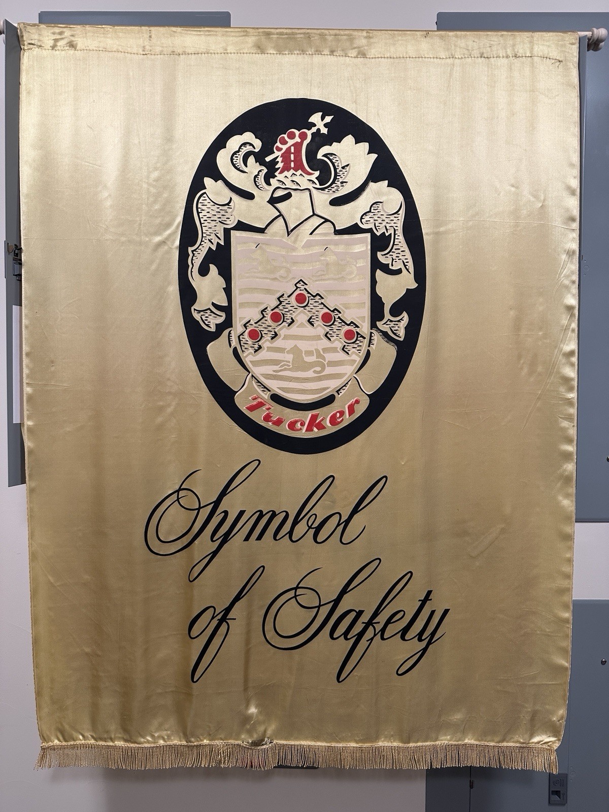Tucker 1948 Symbol Of Safety Dealership Banner Tucker 1948 Symbol Of Safety Dealership Banner