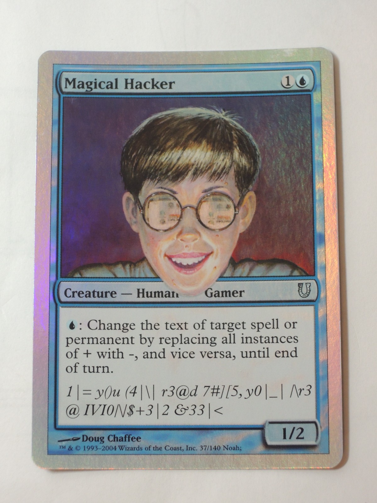 MTG - FOIL - Magical Hacker - Unhinged - NM MTG - FOIL - Magical Hacker - Unhinged - NM