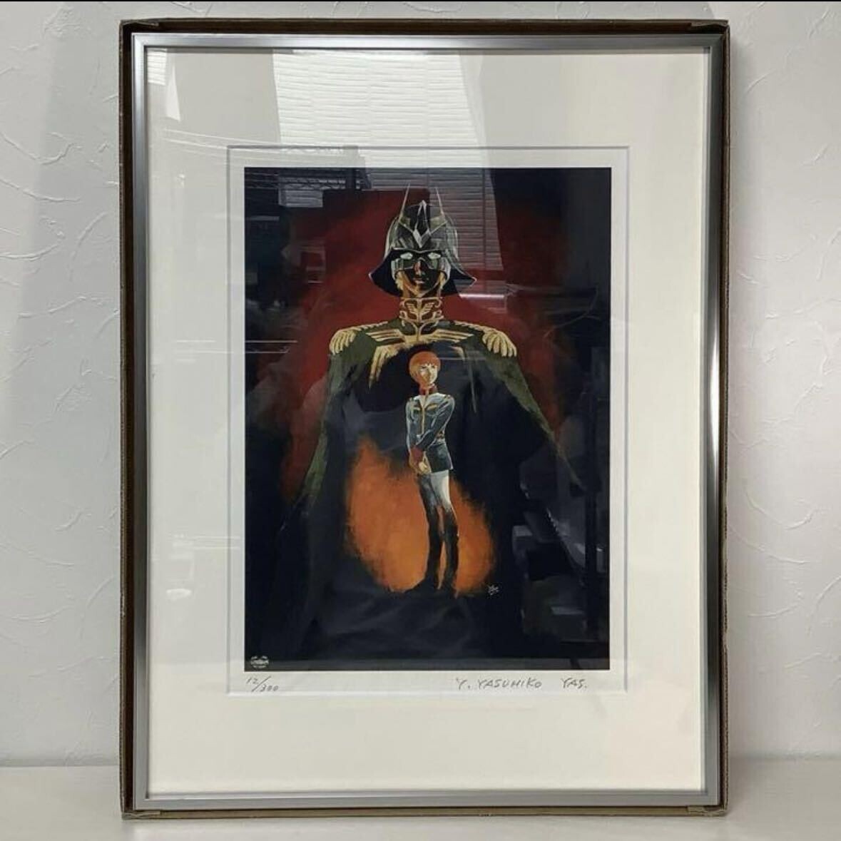 Yoshikazu Yasuhiko autographed lithograph Yoshikazu Yasuhiko autographed lithograph