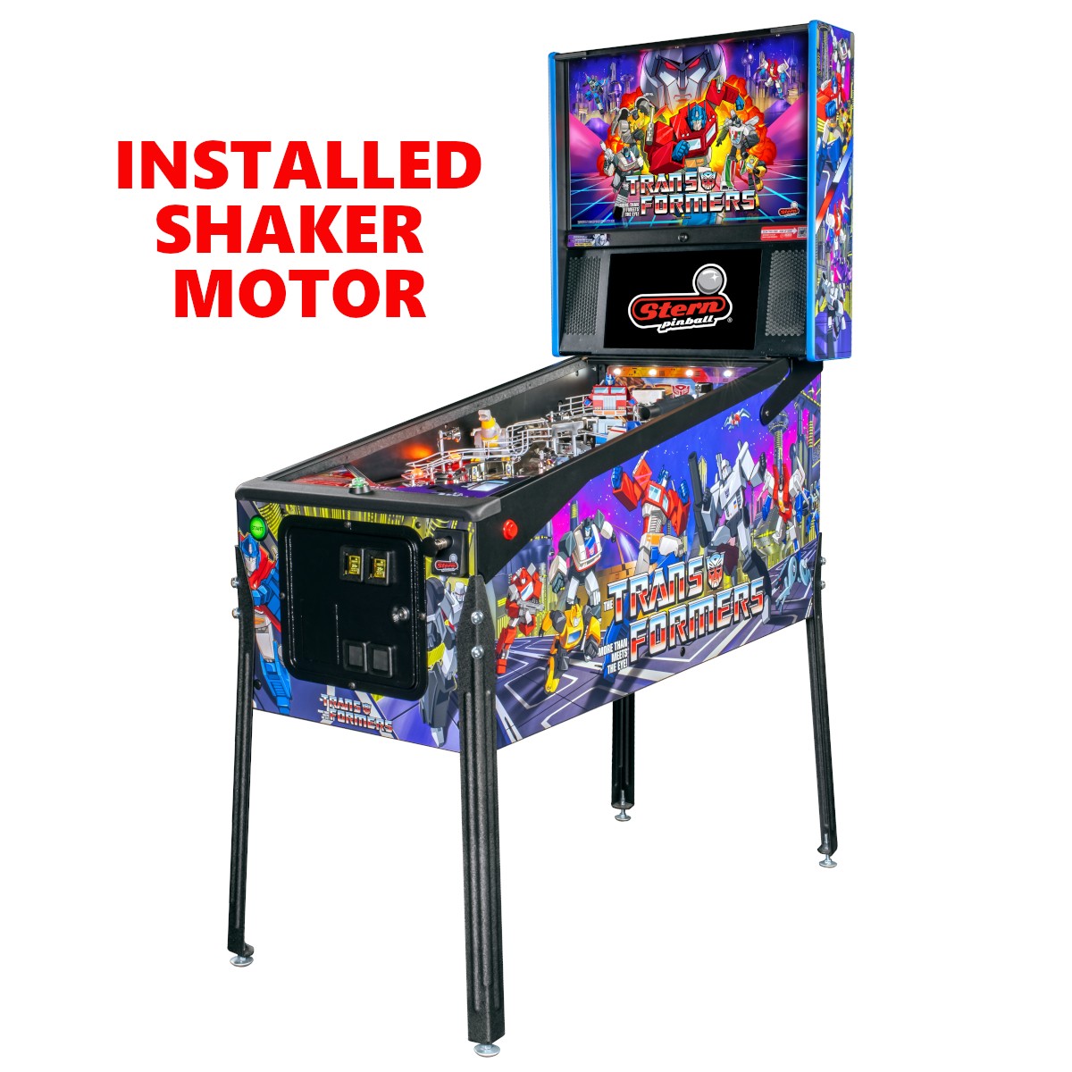 Stern Transformers: More Than Meets The Eye - Premium Pinball With Shaker Motor Stern Transformers: More Than Meets The Eye - Premium Pinball With Shaker Motor