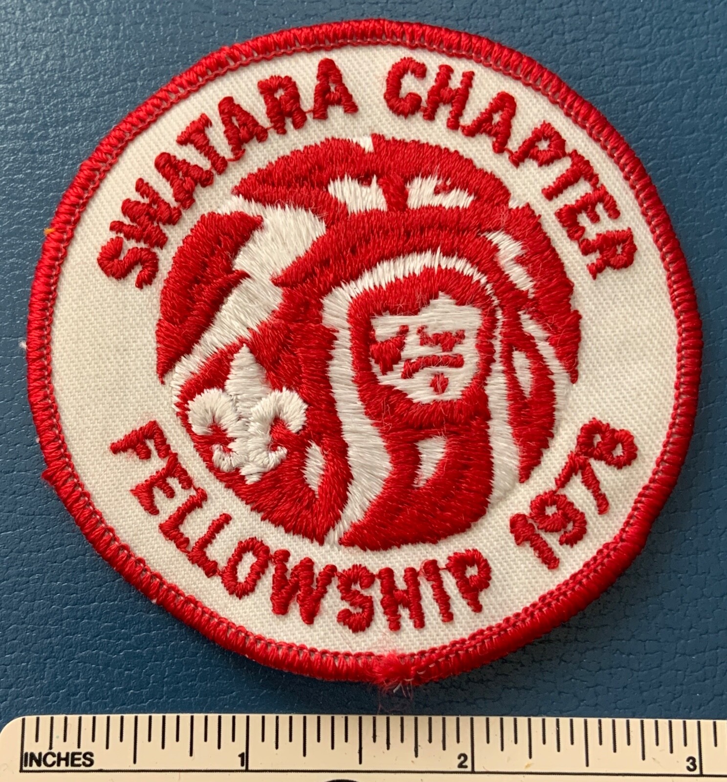 VTG 1978 WUNITA GOKHOS Lodge 39 Swatara Chapter OA Fellowship Round PATCH WWW VTG 1978 WUNITA GOKHOS Lodge 39 Swatara Chapter OA Fellowship Round PATCH WWW