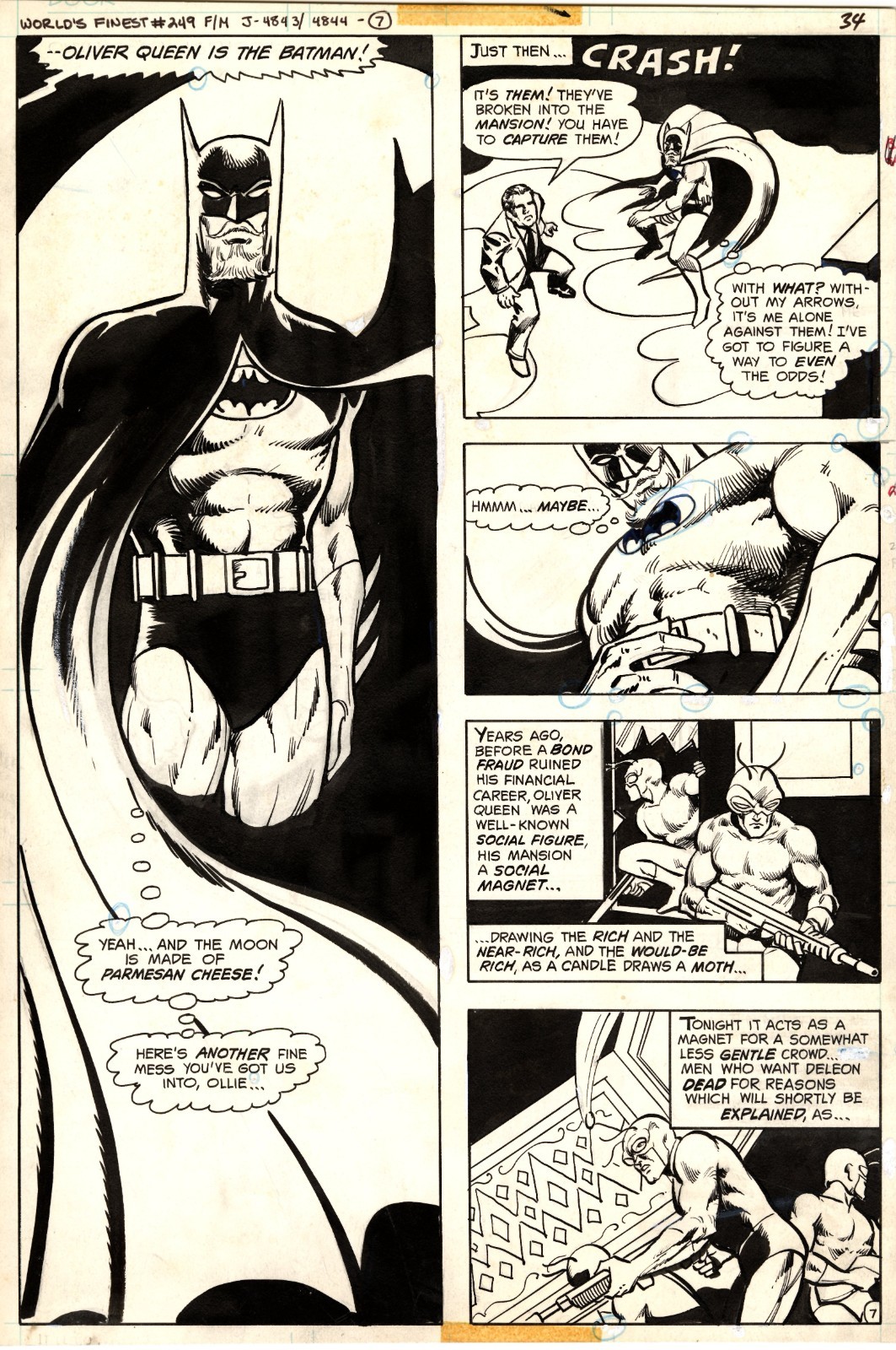 World's Finest #249 Page 34(DC1978)Kurt Schaffenberger(Pencil)Tex Blaisdell(Ink)