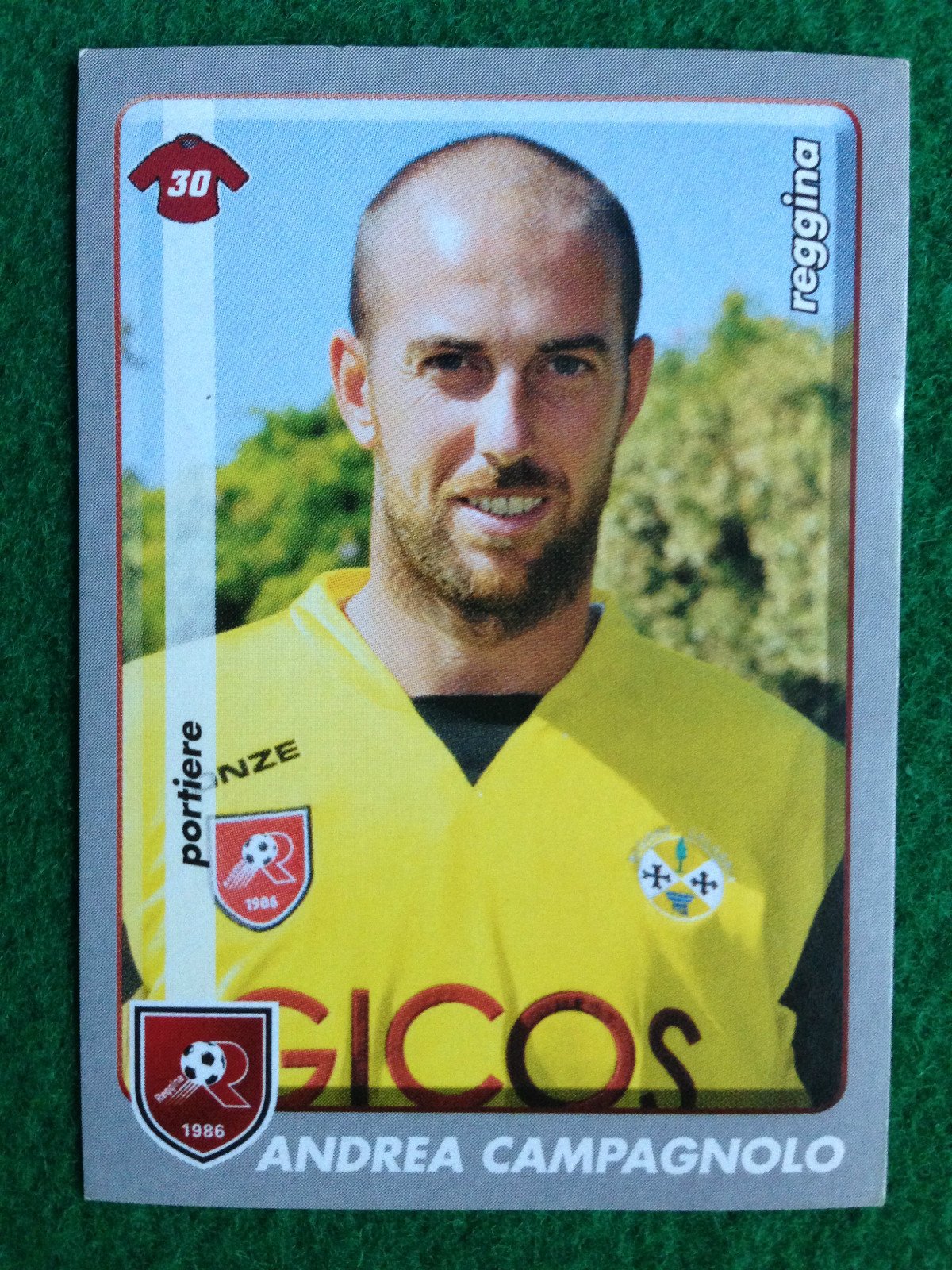 FOOTBALLERS 2008-2009 08 09 n 338 REGGINA CAMPAGNOLO, Panini Figure NEW