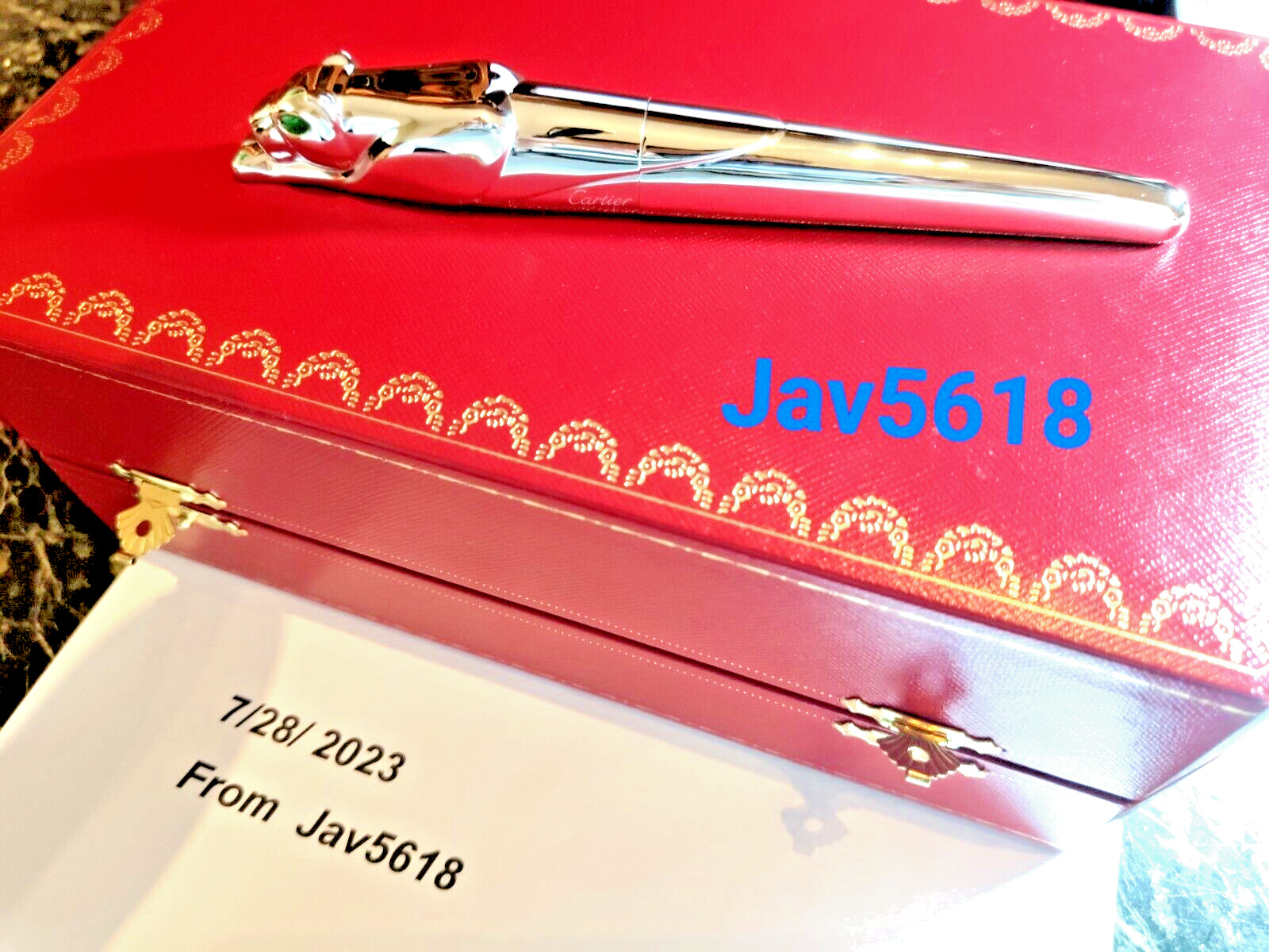 CARTIER PANTHERE PANTHER FOUNTAIN PEN EXCEPTIONAL,ART,PASHA,PEN,NEW,FIRST 10 ♛♛♛ CARTIER PANTHERE PANTHER FOUNTAIN PEN EXCEPTIONAL,ART,PASHA,PEN,NEW,FIRST 10 ♛♛♛