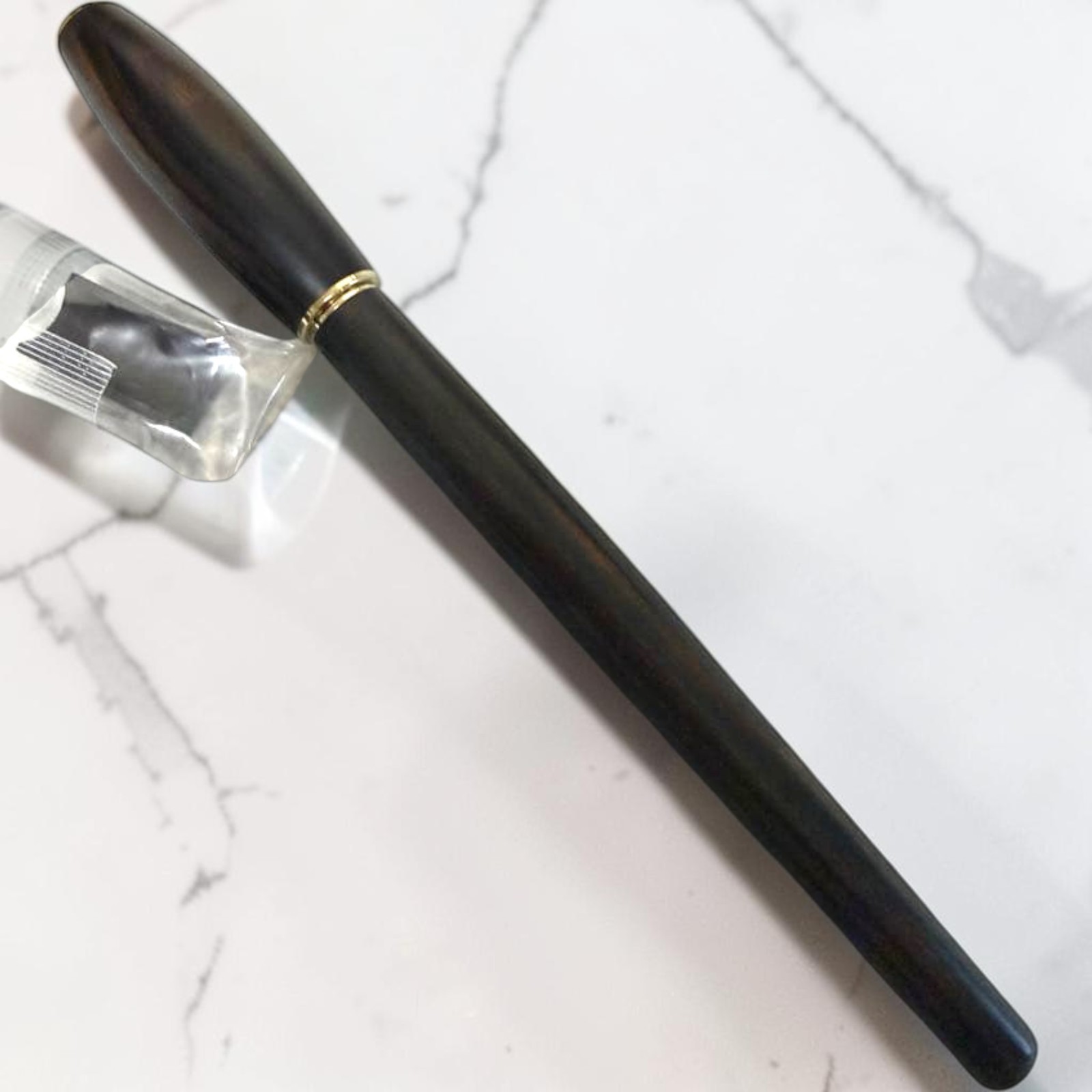Sailor Ebony Desk 21K Fountain Pen Naginata NM Nib Unused Sailor Ebony Desk 21K Fountain Pen Naginata NM Nib Unused