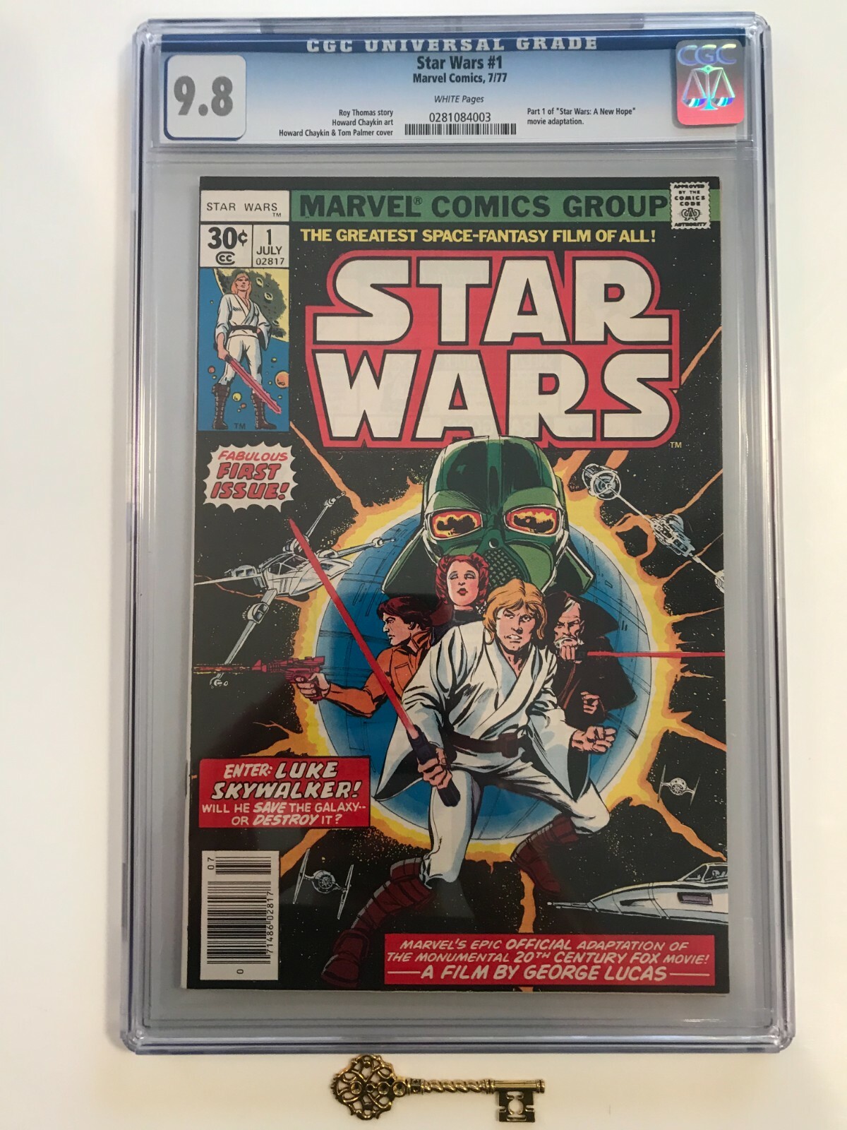 Star Wars #1 2 3 4 5 Lot CGC 9.8 WP - 1st Luke, Leia, Vader Bronze Age Mega Keys