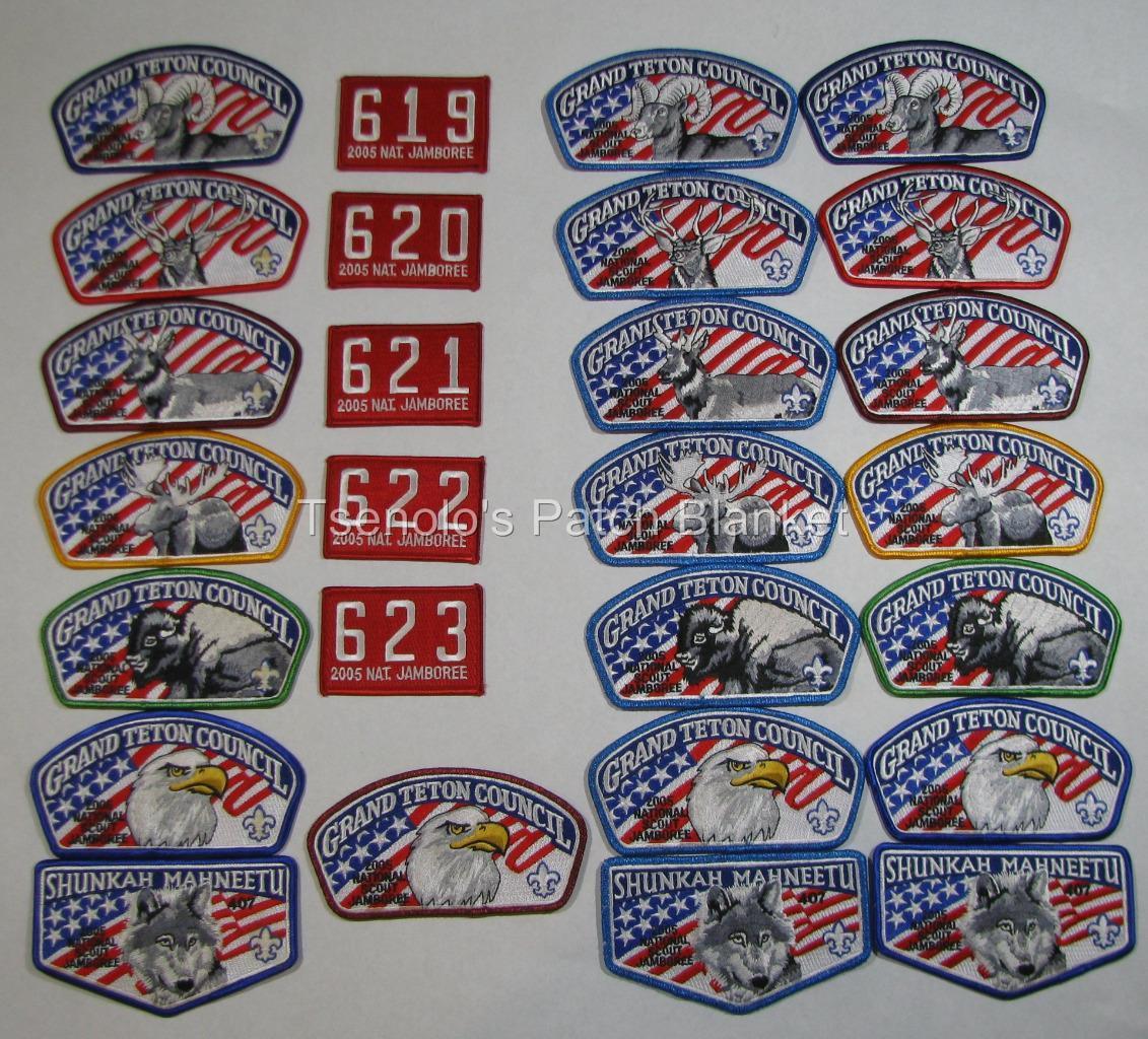 Grand Teton Council 2005 National Jamboree Master Set JSP Mint Cond Grand Teton Council 2005 National Jamboree Master Set JSP Mint Cond