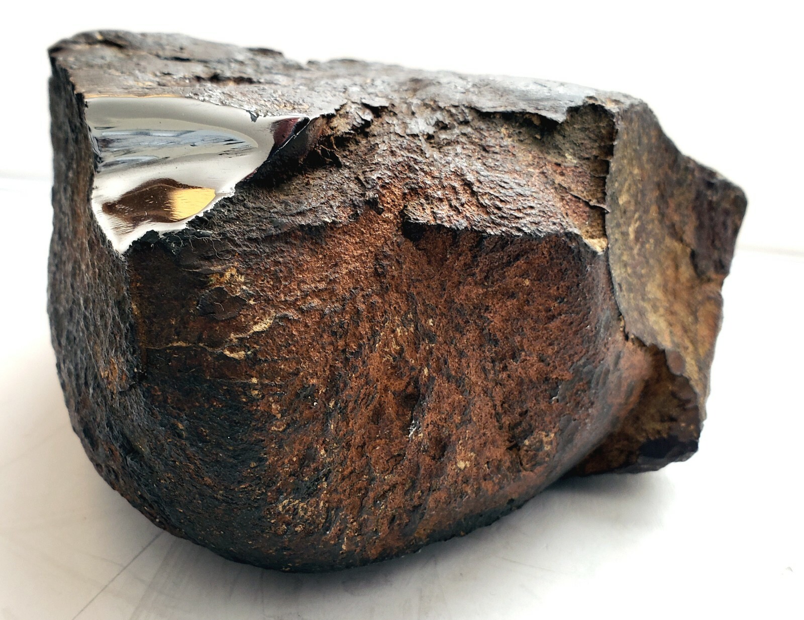 MYSTERIOUS PURE 99% IRON ROCK. EXTRATERRESTRIAL ?? NATIVE IRON ?? MIRROR FINISH MYSTERIOUS PURE 99% IRON ROCK. EXTRATERRESTRIAL ?? NATIVE IRON ?? MIRROR FINISH