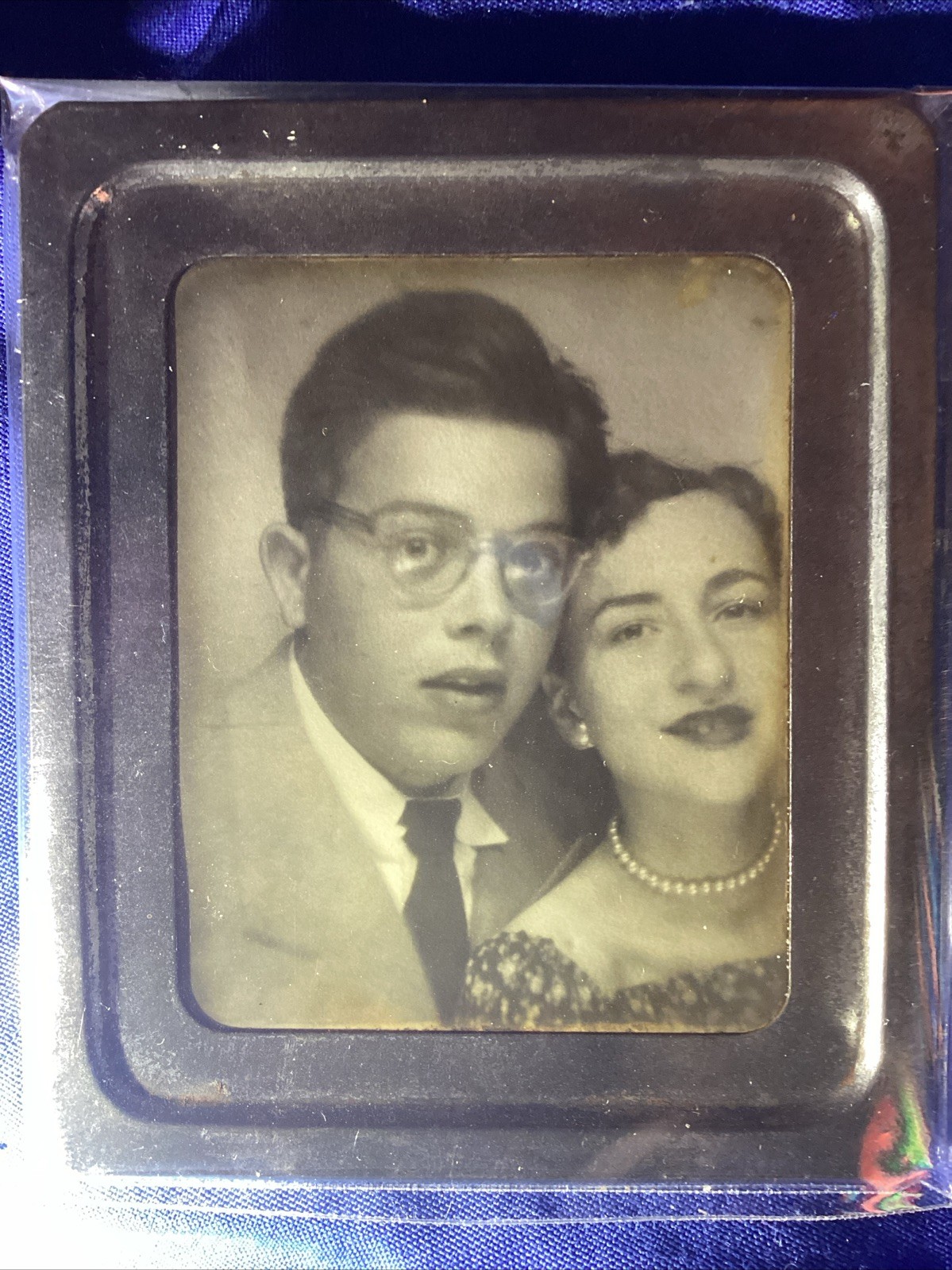 Rare Photomatic Photo Booth Portrait Of Allen Ginsberg and Friend Beat Gen Poet Rare Photomatic Photo Booth Portrait Of Allen Ginsberg and Friend Beat Gen Poet