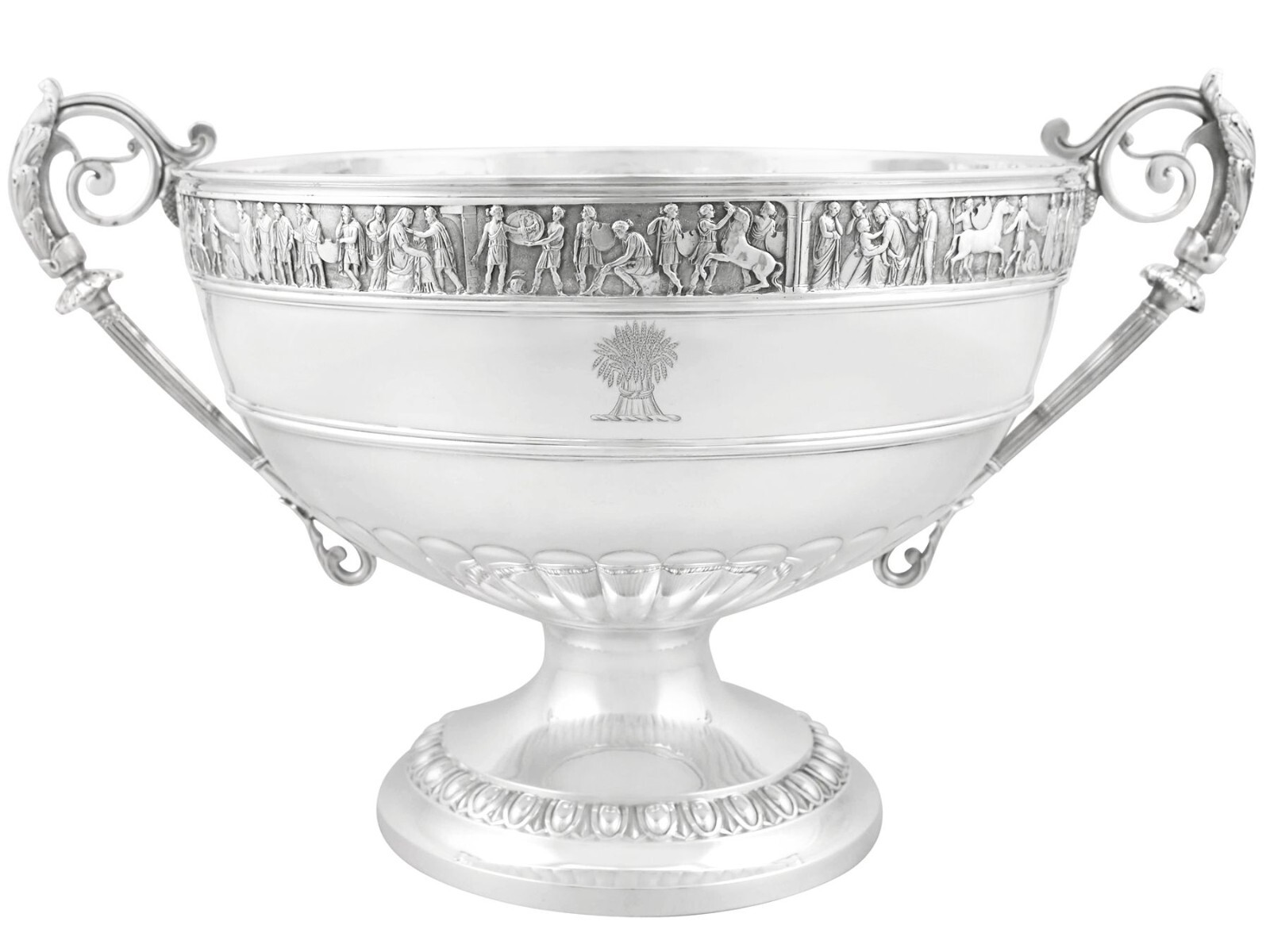 Antique Sterling Silver Presentation Bowl Victorian (1899)