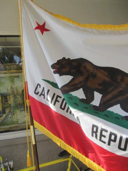 ANNIN & CO 1975 California republic Flag USA Vintage West Coast 70's Used