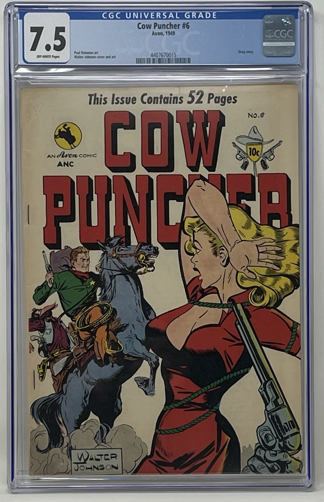 Cow Puncher #6 CGC 7.5 1948 Golden Age GGA Cow Puncher #6 CGC 7.5 1948 Golden Age GGA