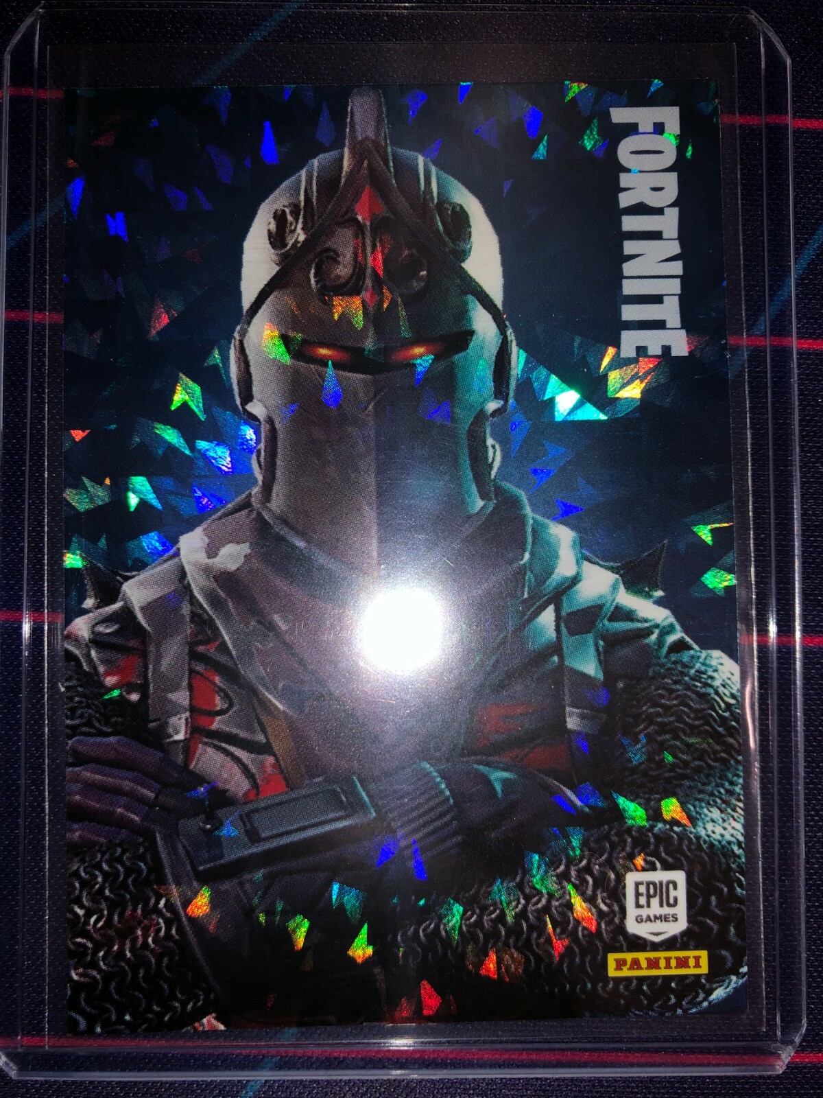 2019 Panini Fortnite Black Knight #252 Cracked Ice / Crystal Shard 