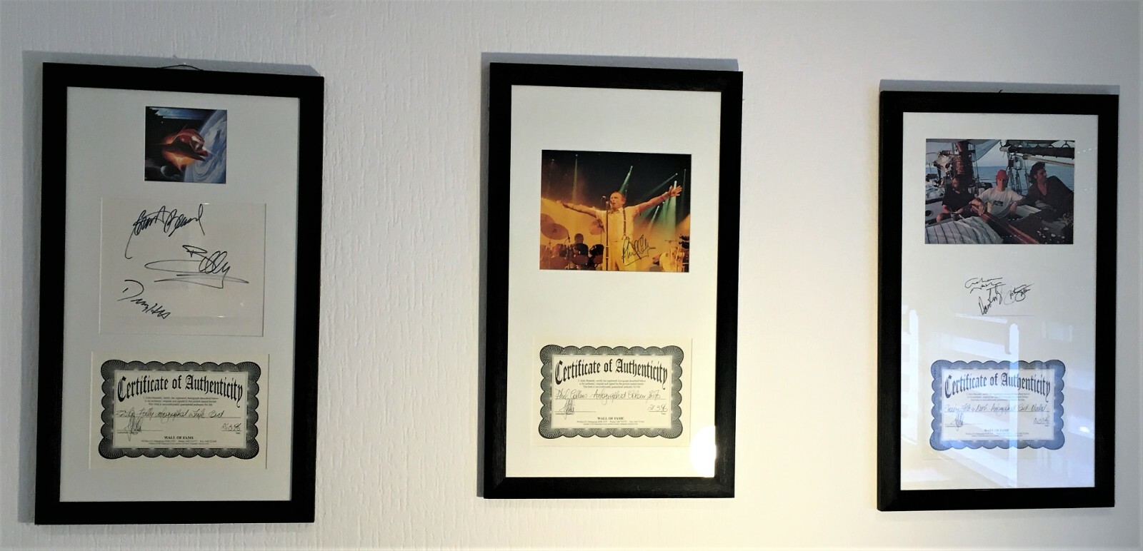 ZZ Top, Phil Collins, Crospy, Stills & Nash with Certificate ZZ Top, Phil Collins, Crospy, Stills & Nash with Certificate