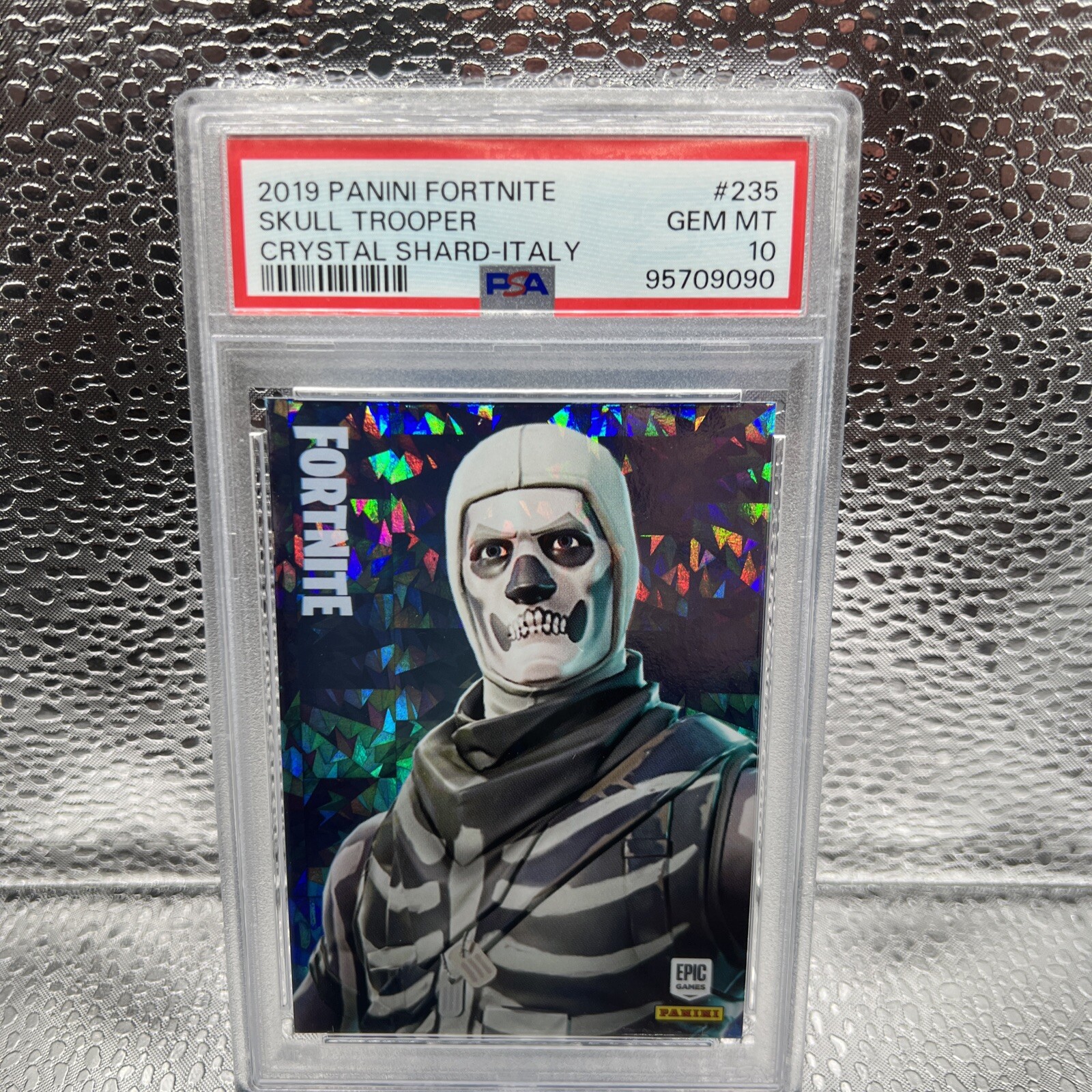 Fortnite Series 1 - Skull Trooper Cracked Ice - PSA 10 - Italy GRAIL 🔥 Fortnite Series 1 - Skull Trooper Cracked Ice - PSA 10 - Italy GRAIL 🔥