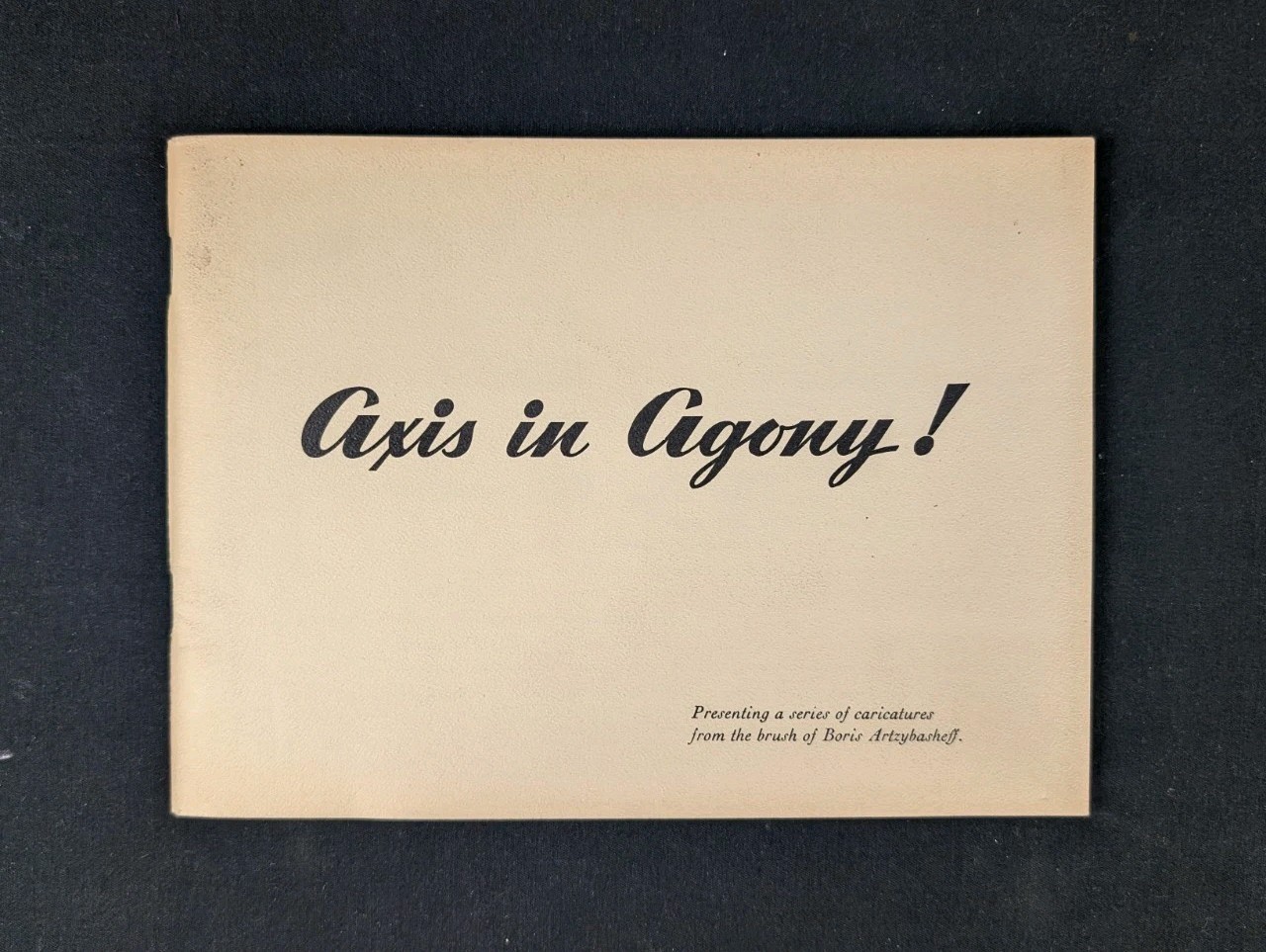 Axis In Agony Boris Artzybasheff Ww2 Wickwire Spencer Steel Company 1944 Axis In Agony Boris Artzybasheff Ww2 Wickwire Spencer Steel Company 1944