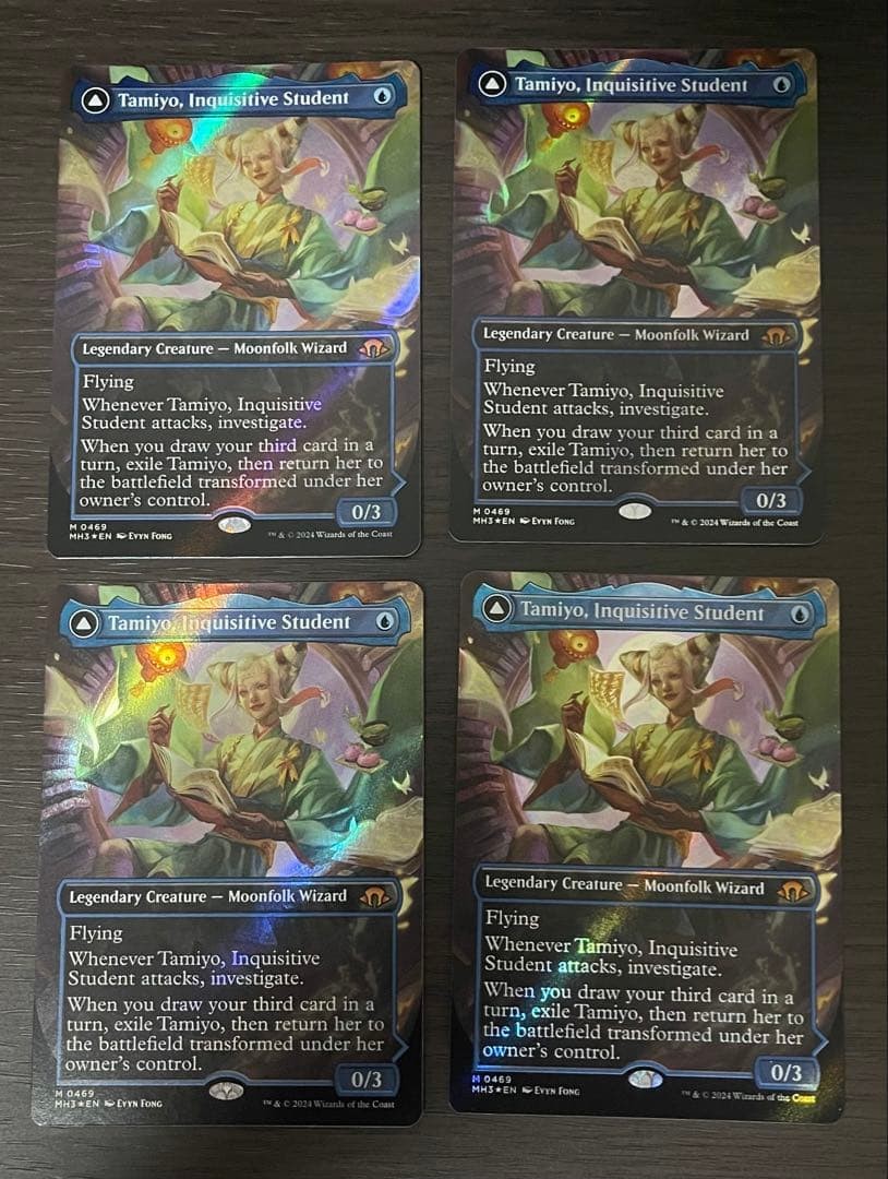 The Student Who Wants to Know Tamiyo English Textured Foil Set of 4 #1e3fc8 The Student Who Wants to Know Tamiyo English Textured Foil Set of 4 #1e3fc8