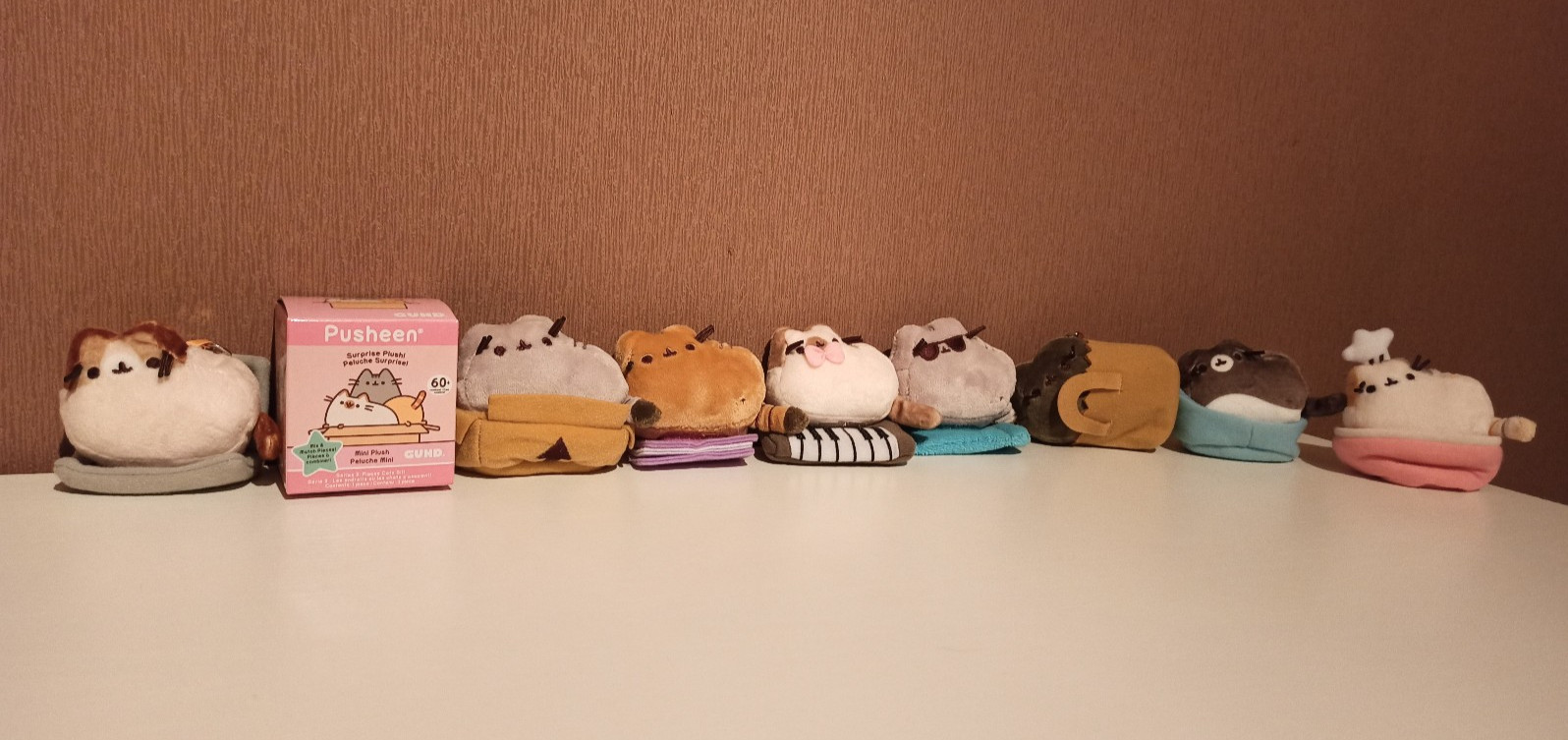 PUSHEEN Surprise Plush Series 3 Places Cats Sit Mini Gund Surprise Box PUSHEEN Surprise Plush Series 3 Places Cats Sit Mini Gund Surprise Box