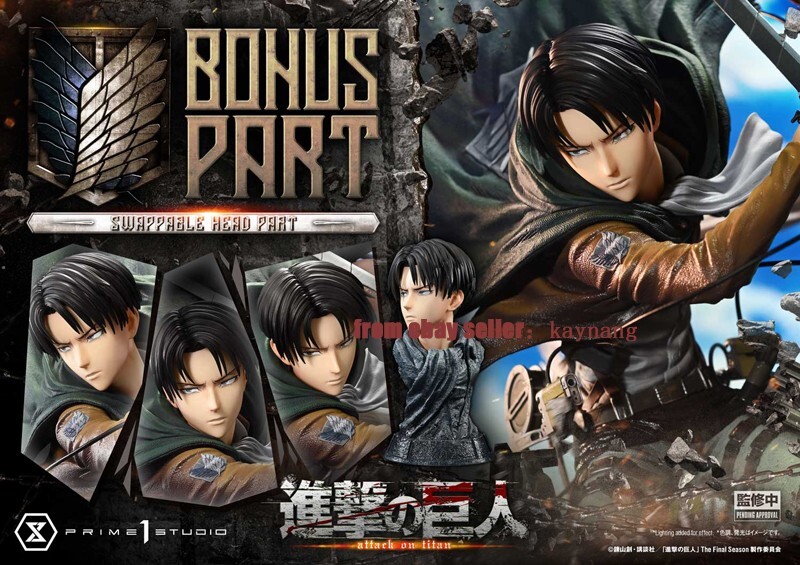 Prime 1Studio UPMAOT-02S Attack on Titan Levi VS Beast titan Bonus Ver Prime 1Studio UPMAOT-02S Attack on Titan Levi VS Beast titan Bonus Ver