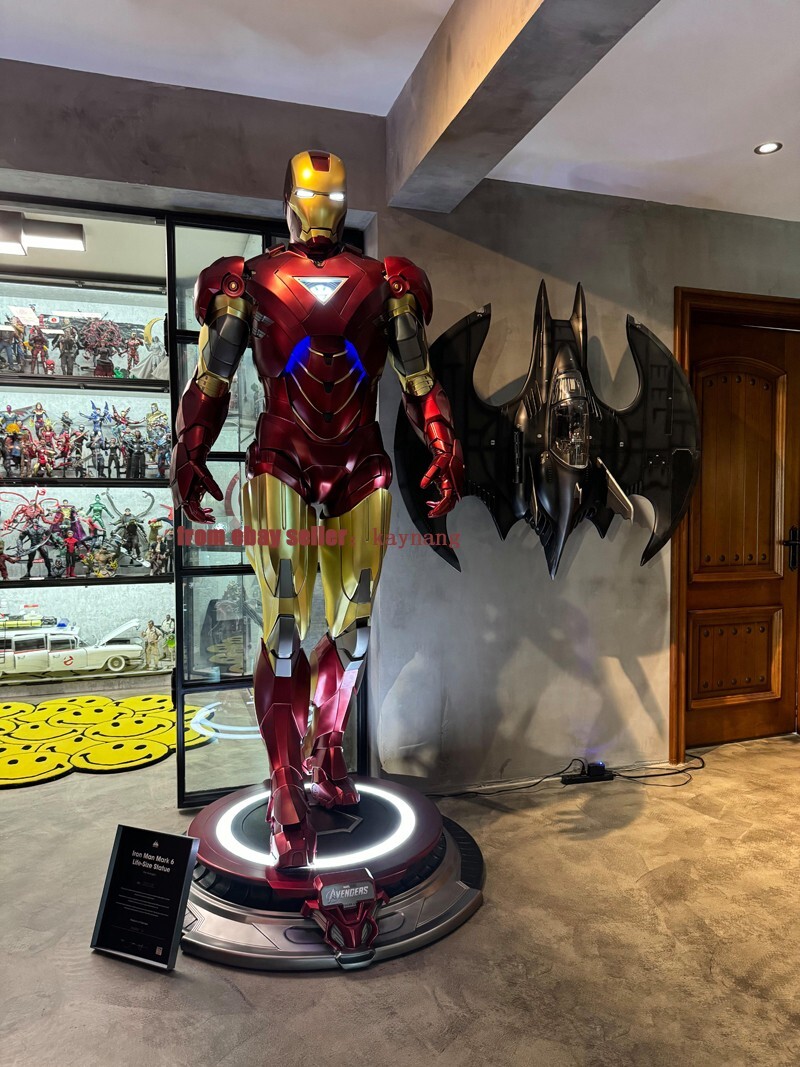 Queen Studios Marvel Avengers 1/1 Scale Iron Man Mark6 GK Model Statue Queen Studios Marvel Avengers 1/1 Scale Iron Man Mark6 GK Model Statue