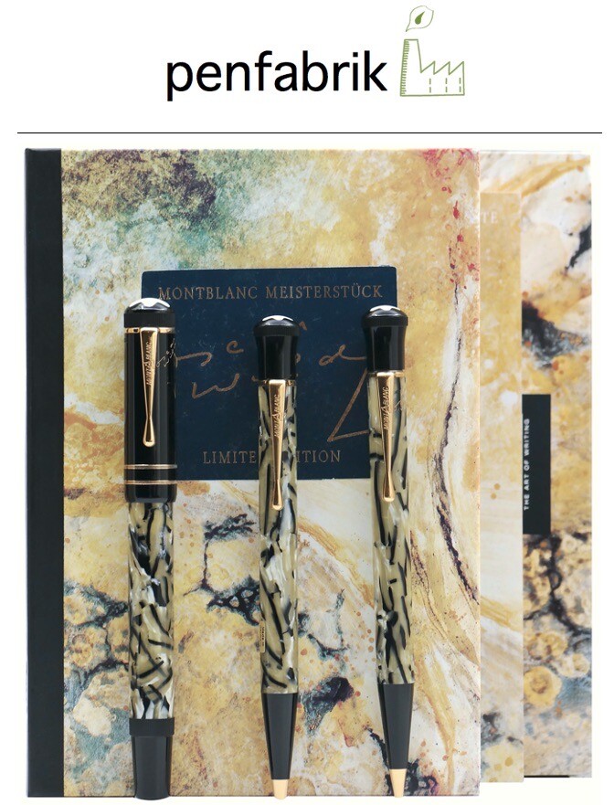 MONTBLANC - Writers Edition - Oskar Wilde Set - Fountain + Ballpoint Pen, Pencil MONTBLANC - Writers Edition - Oskar Wilde Set - Fountain + Ballpoint Pen, Pencil