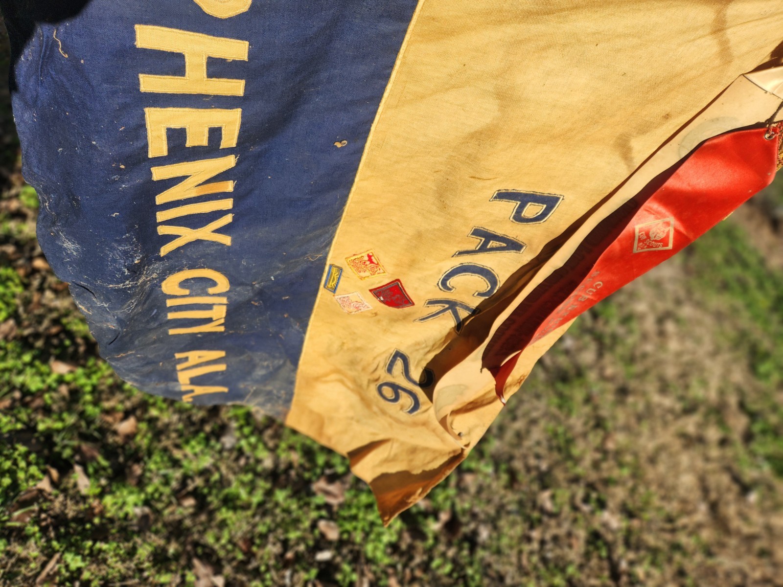 1950s Boy Scout Cub Scout Pack 24 Troop Flag PHENIX CITY 2’x3’ Rare Cotton Sewn 1950s Boy Scout Cub Scout Pack 24 Troop Flag PHENIX CITY 2’x3’ Rare Cotton Sewn