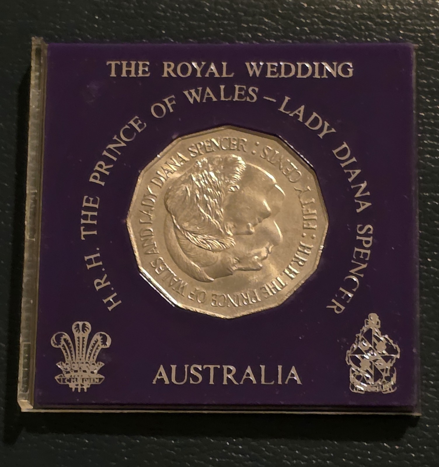 1981 Royal Wedding Cent with The Case and Certificated In Mint Condition 1981 Royal Wedding Cent with The Case and Certificated In Mint Condition