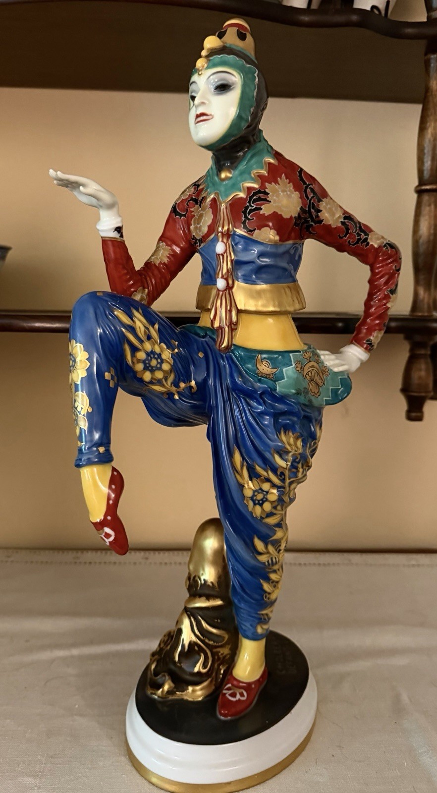 Antique Art Deco Rosenthal Porcelain Figurine, Artist Holzer Defanti