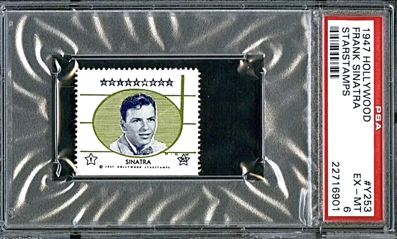 1947 HOLLYWOOD FRANK SINATRA 1st RC PSA 6 (HIGHEST GRADED) *RARE* ((STARSTAMPS)) 1947 HOLLYWOOD FRANK SINATRA 1st RC PSA 6 (HIGHEST GRADED) *RARE* ((STARSTAMPS))