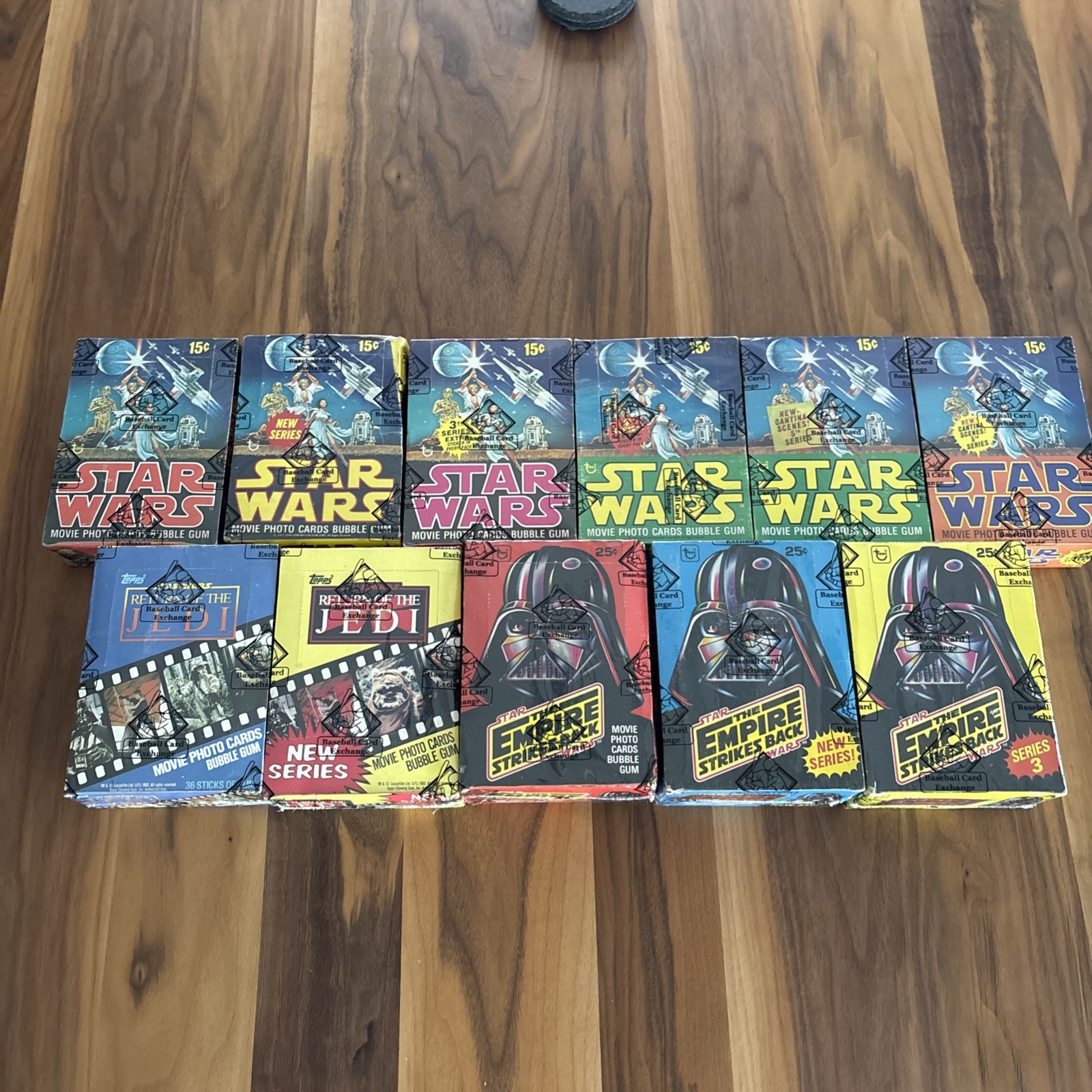 1977 Star Wars Original Trilogy All 10+ ERROR BOX #4 - Wax Boxes BBCE Certified 1977 Star Wars Original Trilogy All 10+ ERROR BOX #4 - Wax Boxes BBCE Certified