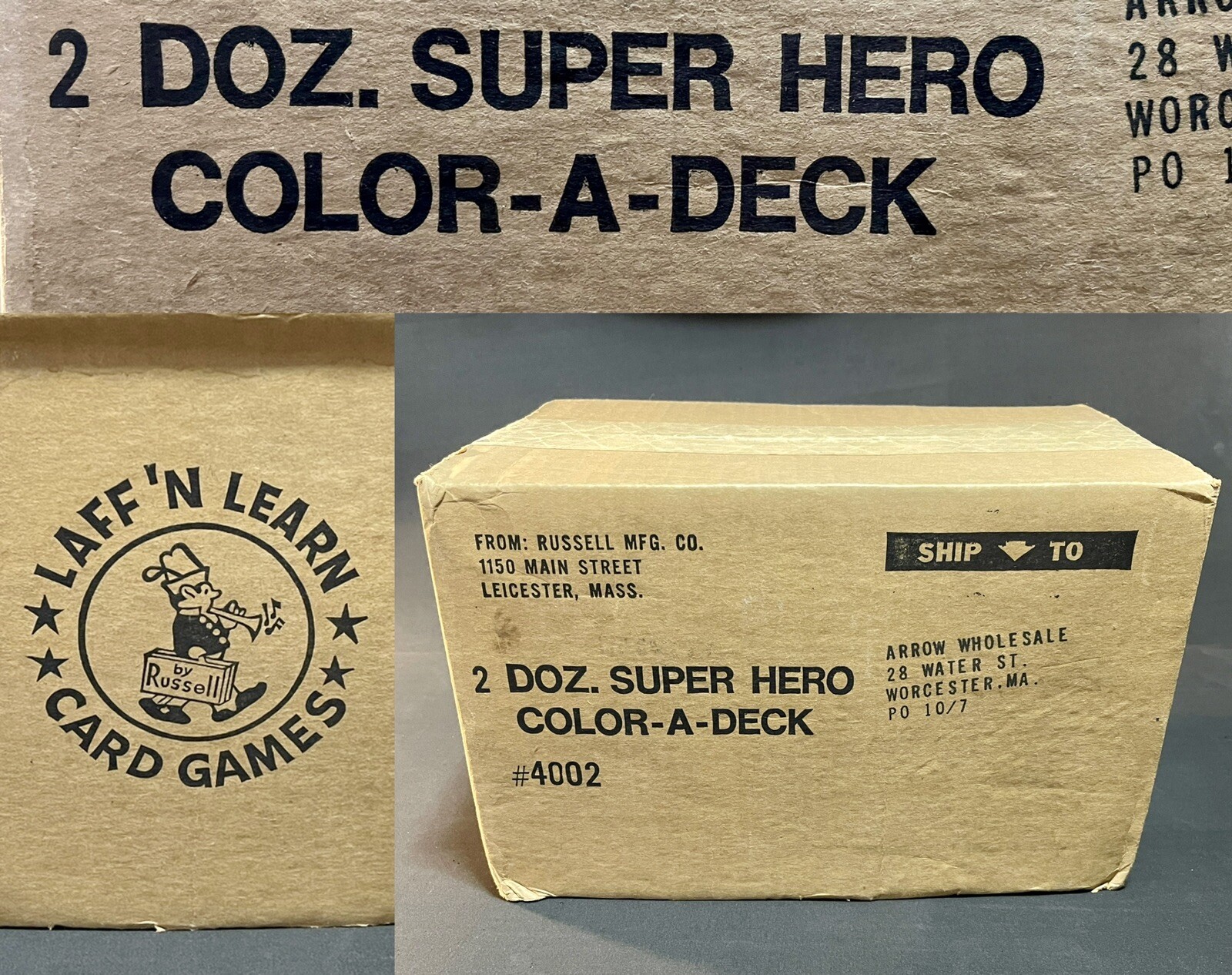 1977 Superhero Raw Grade Game Cards vTg Superman + Factory Case DC Playing Cards 1977 Superhero Raw Grade Game Cards vTg Superman + Factory Case DC Playing Cards