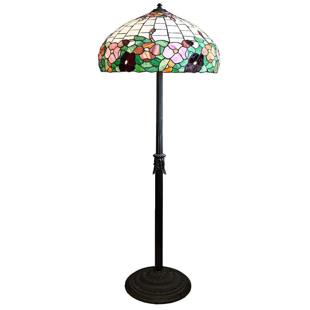 Wilkinson Leaded Poppy Floor Lamp, Circa 1909-1915 Wilkinson Leaded Poppy Floor Lamp, Circa 1909-1915