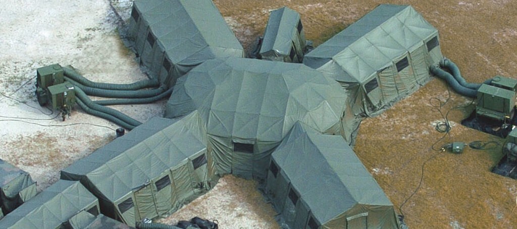 Lot of 40+ BIG US Military Tent Shelters Drash Base-X Utilis Airbeam GP $1M