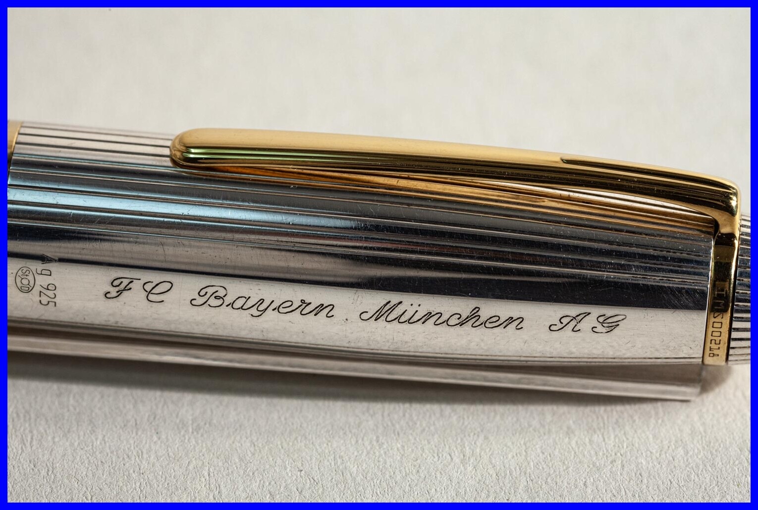 Fc Bayern Ag 925 Silver LeGrand Montblanc 146 Piston Filler F 18 K Gold Nib Fc Bayern Ag 925 Silver LeGrand Montblanc 146 Piston Filler F 18 K Gold Nib