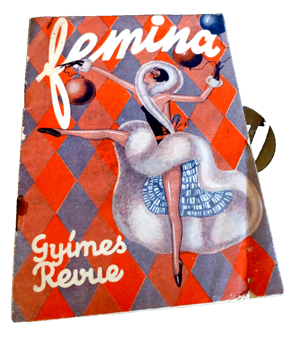 VINTAGE PROGRAM FEMINA WILHELM GYIMES REVUE VIENNA WIEN AUSTRIA 1930's