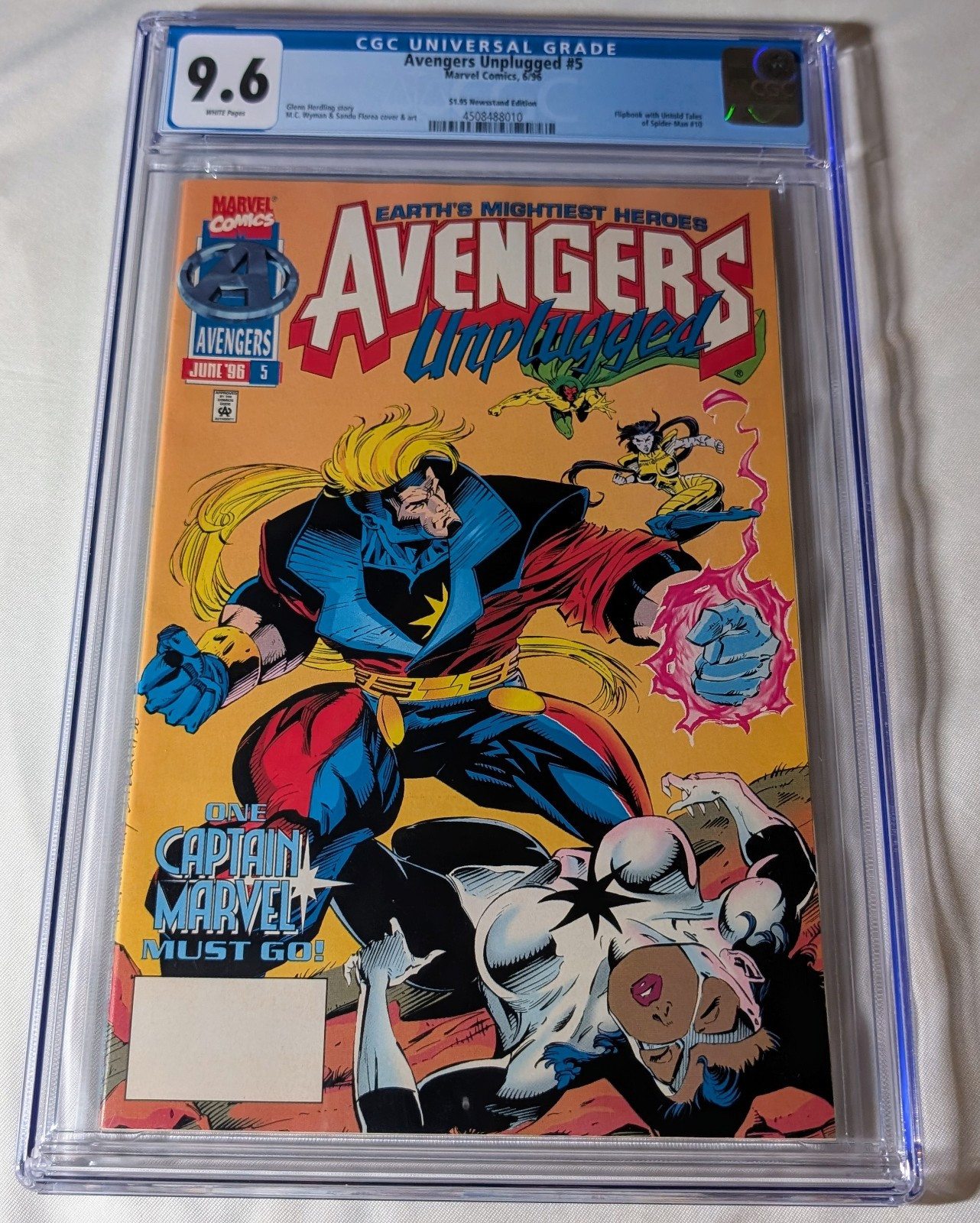 Avengers Unplugged 5 Untold Tales of Spiderman 10 HTF Rare Newsstand CGC 9.6 1st Avengers Unplugged 5 Untold Tales of Spiderman 10 HTF Rare Newsstand CGC 9.6 1st