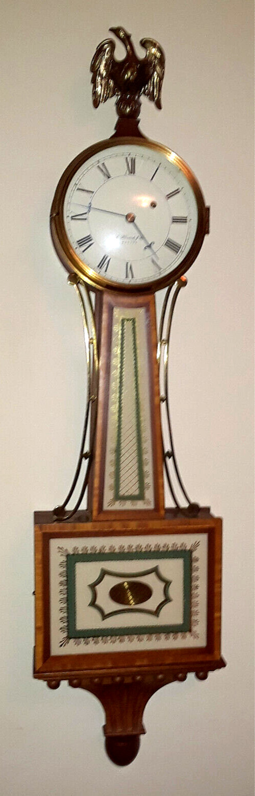 E HOWARD & Co. Weight Drive #95 BANJO Clock RARE Presentation Model◇Beauty A+