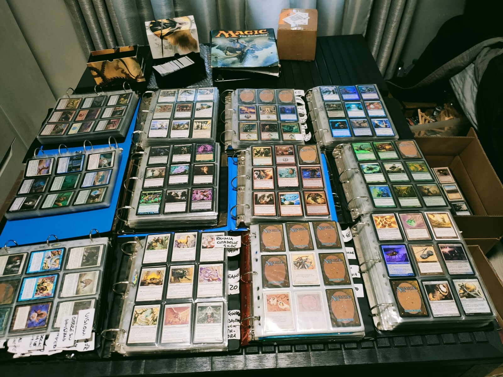 Magic The Gathering Album Collection Lot Various Cards Rare Old Magic The Gathering Album Collection Lot Various Cards Rare Old