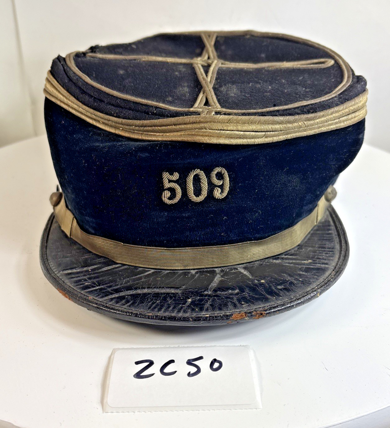 rare WW1 WW2 French Kepi Cap Hat 509th RCC M Laporte Regimental De Mauberge 2C50 rare WW1 WW2 French Kepi Cap Hat 509th RCC M Laporte Regimental De Mauberge 2C50