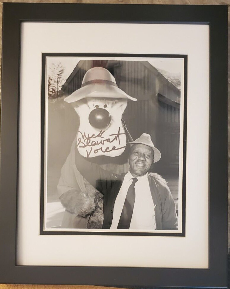 💜 signed Nick Stewart Song of the South original voice Brer Bear Frame Beckett