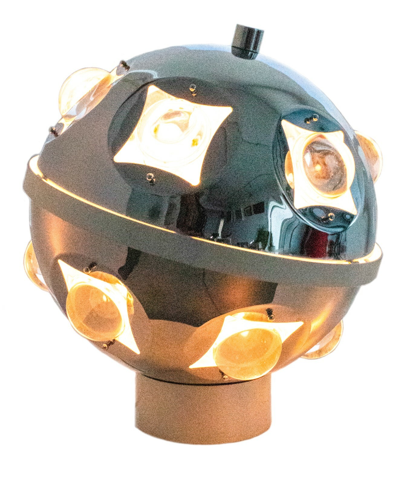 OSCAR TORLASCO 1960 ITALY VERY RARE SPACE ERA TABLE LAMP WITH OPTICAL LAMP OSCAR TORLASCO 1960 ITALY VERY RARE SPACE ERA TABLE LAMP WITH OPTICAL LAMP