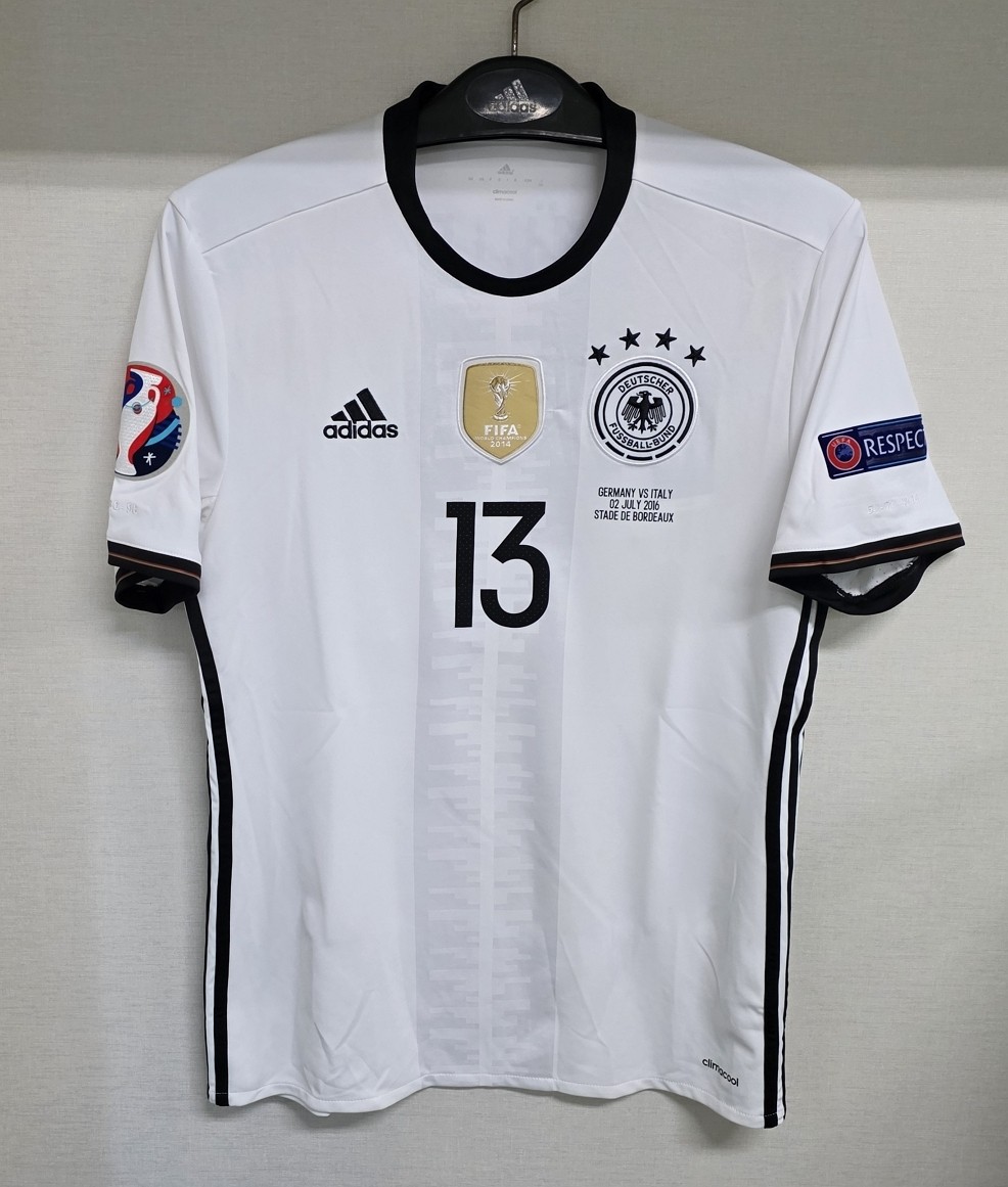 Germany Euro 2016 Thomas Muller #13 Match Jersey S/S DFB Germany Size M-L Germany Euro 2016 Thomas Muller #13 Match Jersey S/S DFB Germany Size M-L