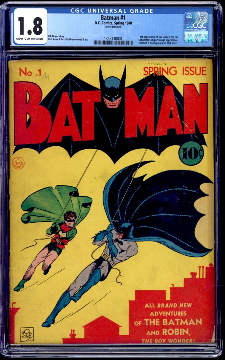 DC - BATMAN (1940-2011) #1 - Grade 1.8 - Comic Book DC - BATMAN (1940-2011) #1 - Grade 1.8 - Comic Book